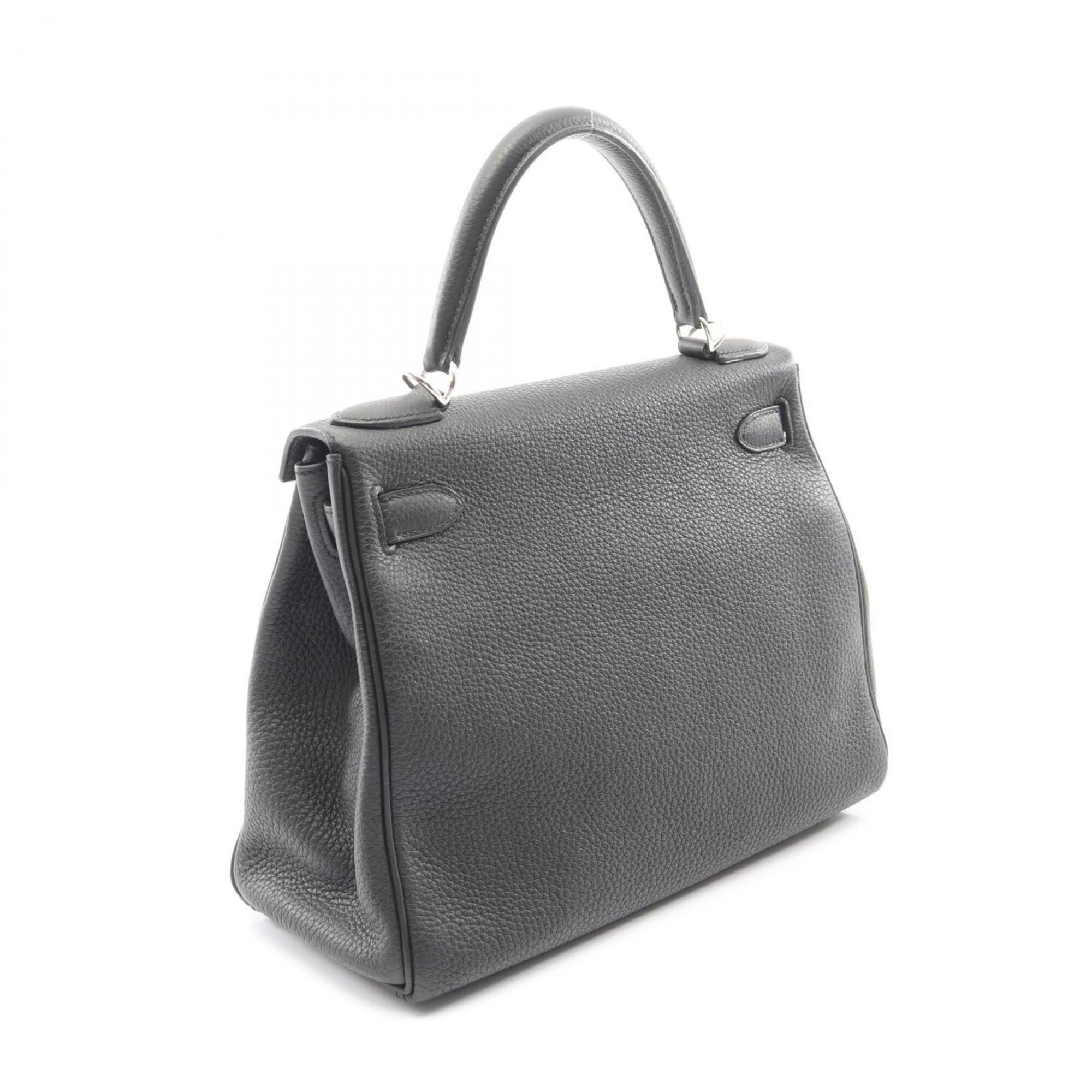 Hermes Hermes Kelly 28, 2-way handbag, leather, Togo black. Size ONE SIZE - 2 Thumbnail