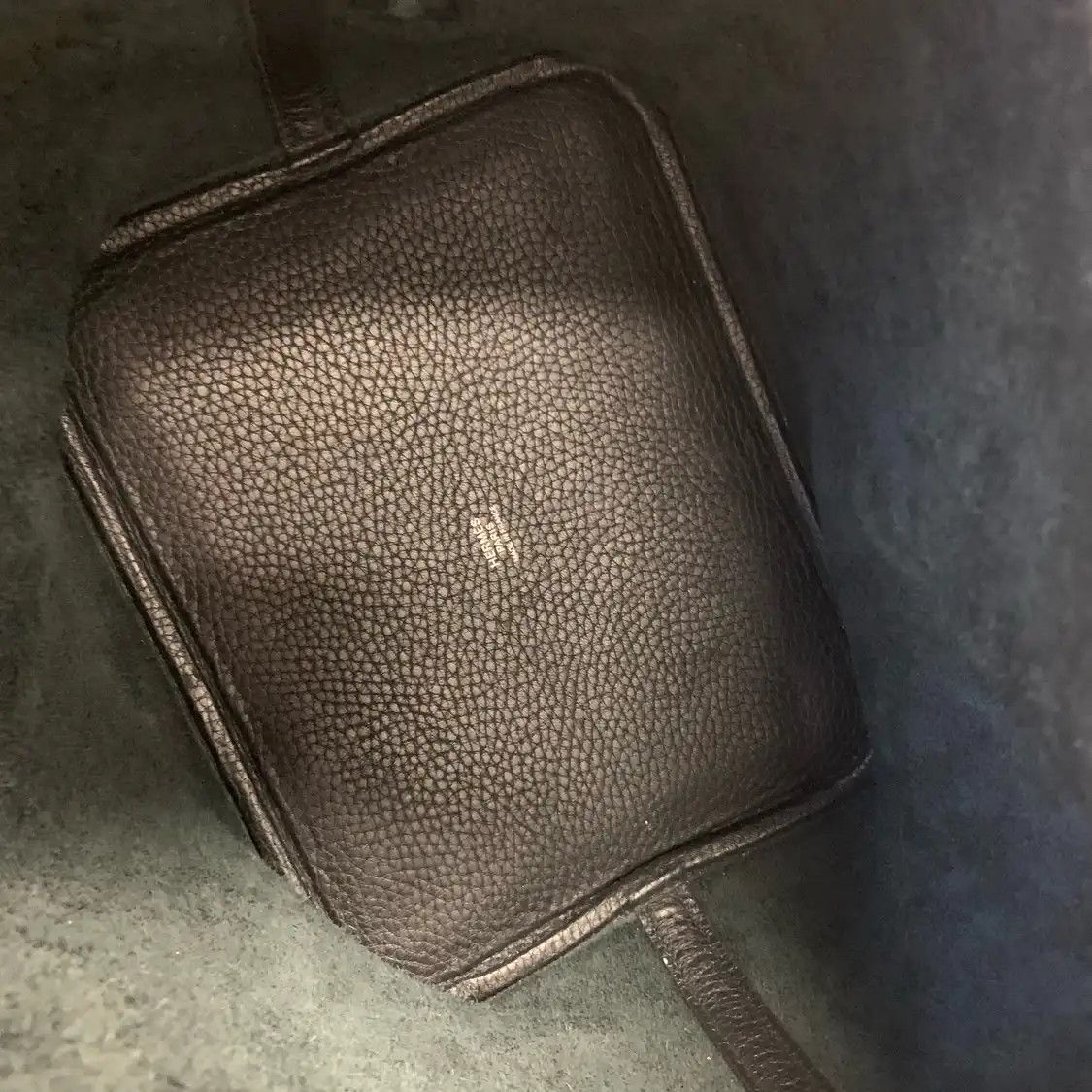 Hermes Hermes Picotin Lock 22 black Clemence cowhide leather picotin shoulder bag silve Size ONE SIZE - 6 Thumbnail