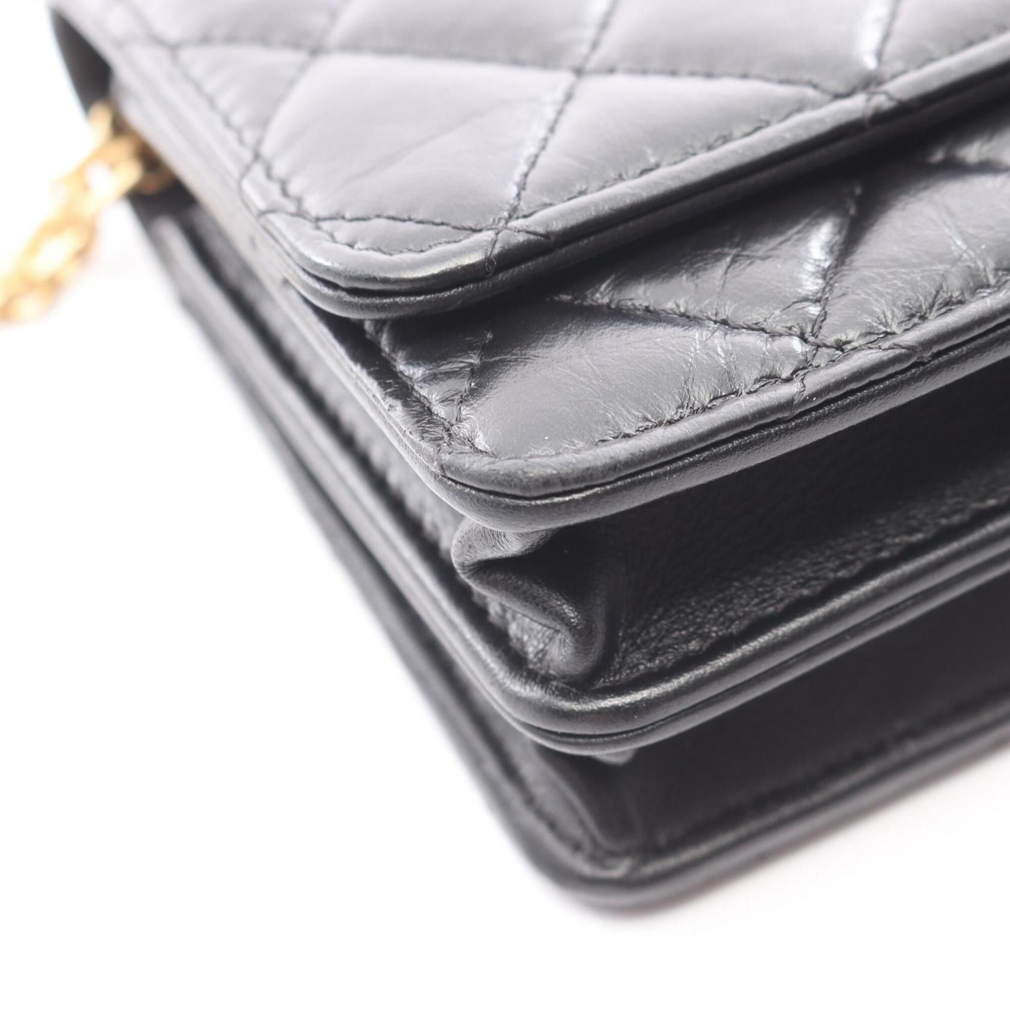 Chanel Chanel 2.55 Matelassé Mini Shoulder Bag/Handbag, Calfskin Leather, Women's, Black Size ONE SIZE - 7 Thumbnail