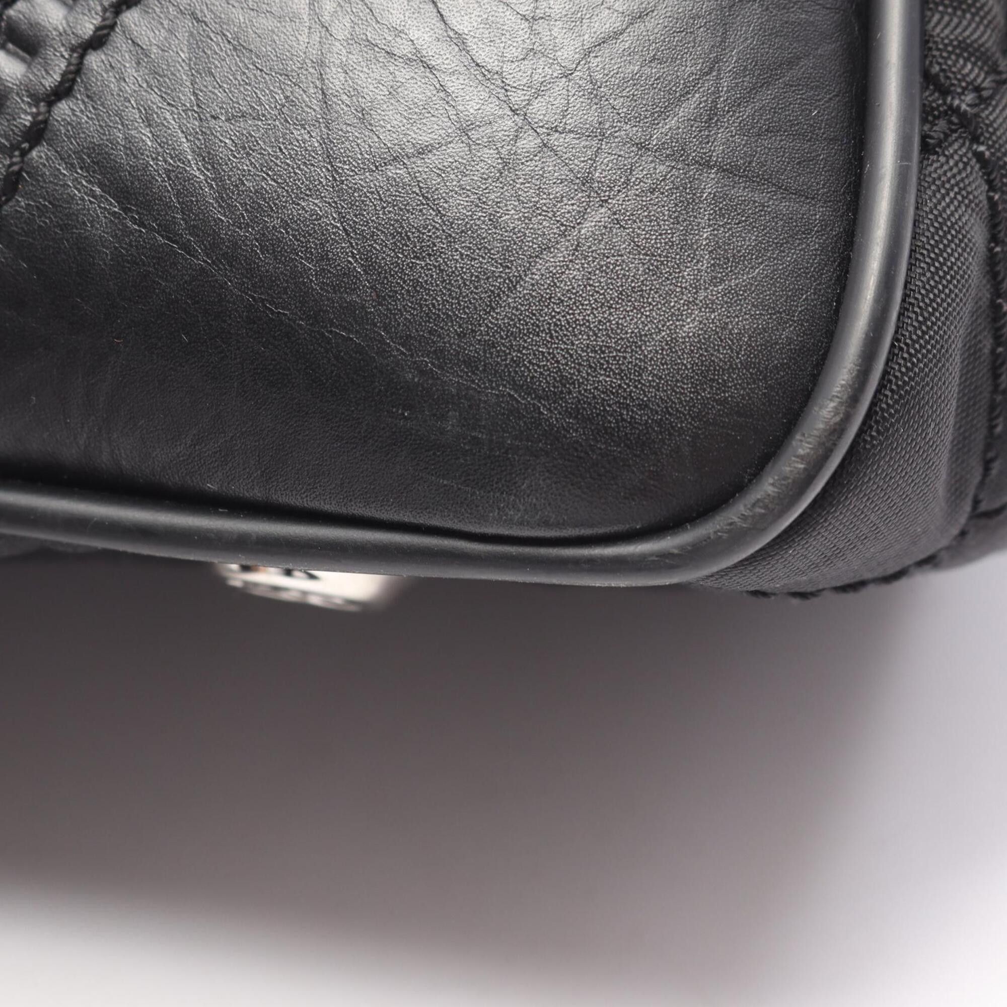 Chanel Chanel Paris New York Line Tote Bag Handbag Nylon Leather Women's Black A33100 Size ONE SIZE - 8 Thumbnail