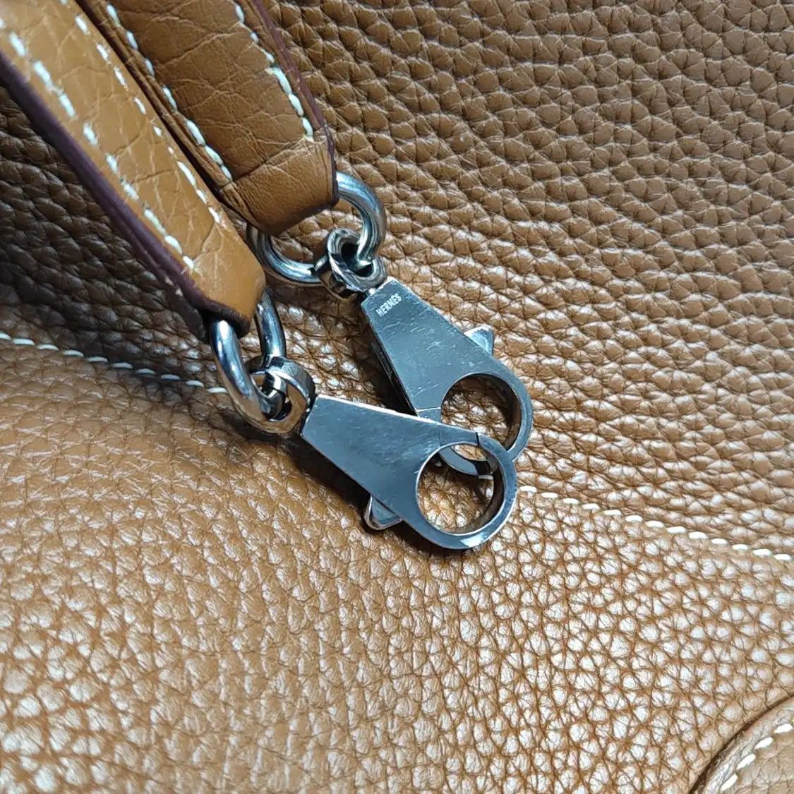 Hermes Hermes Bolide 31 Gold Brown Clemence cowhide leather shoulder bag handbag silver Size ONE SIZE - 22 Thumbnail