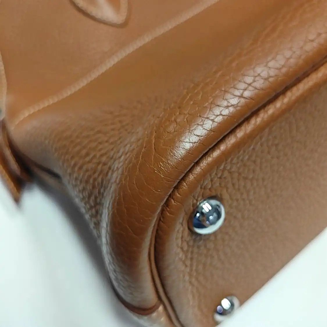 Hermes Hermes Bolide 31 Gold Brown Clemence cowhide leather shoulder bag handbag silver Size ONE SIZE - 17 Thumbnail