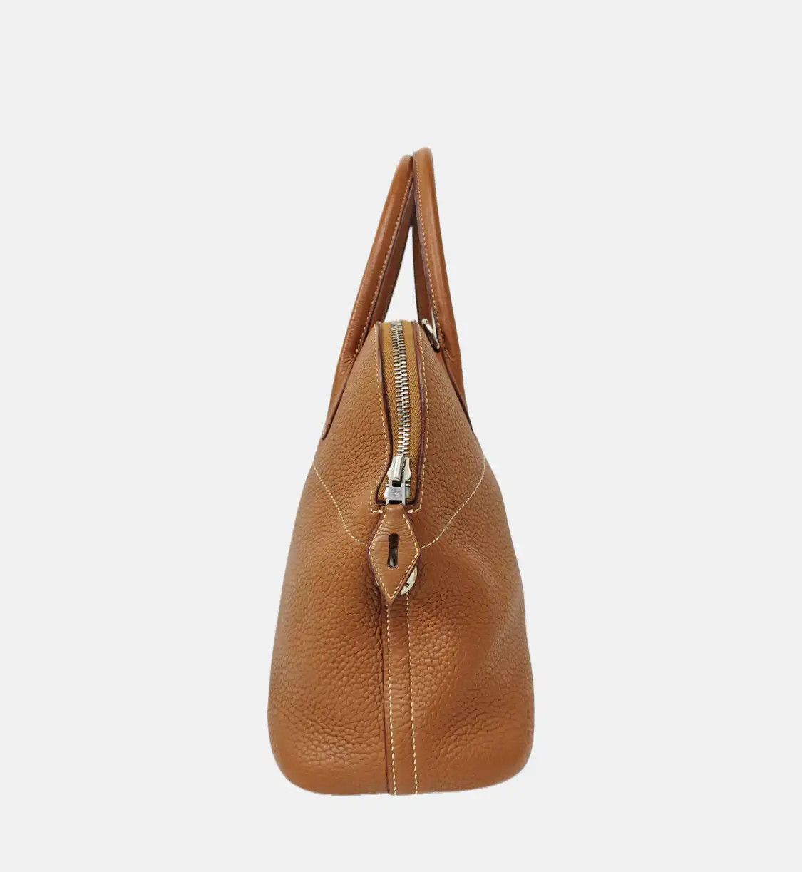 Hermes Hermes Bolide 31 Gold Brown Clemence cowhide leather shoulder bag handbag silver Size ONE SIZE - 4 Thumbnail