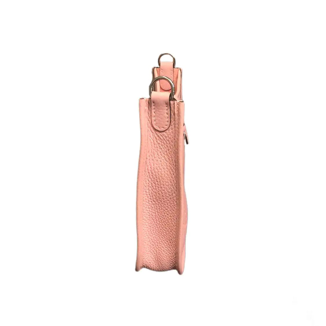 Hermes Hermes Evelyne mini cherry blossom pink Clemence cowhide leather cutout crossbod Size ONE SIZE - 8 Thumbnail