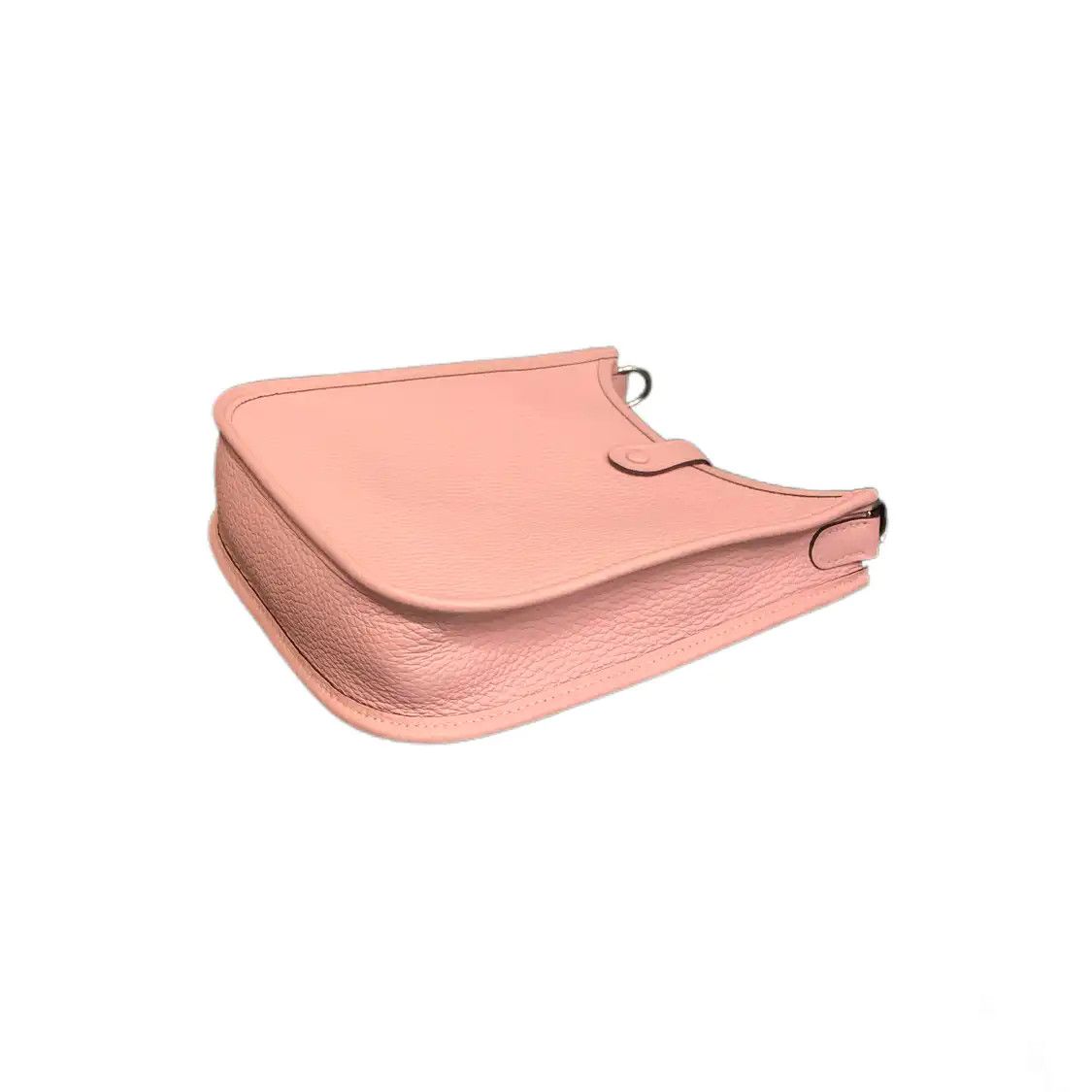 Hermes Hermes Evelyne mini cherry blossom pink Clemence cowhide leather cutout crossbod Size ONE SIZE - 3 Thumbnail