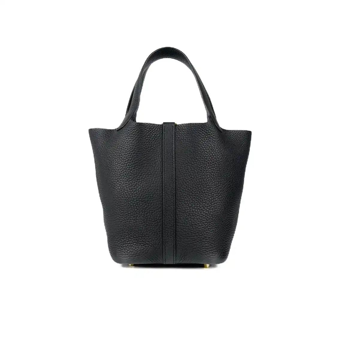 Hermes Hermes Picotin Lock black Clemence cowhide leather picotin handbag gold hardware Size ONE SIZE - 2 Thumbnail