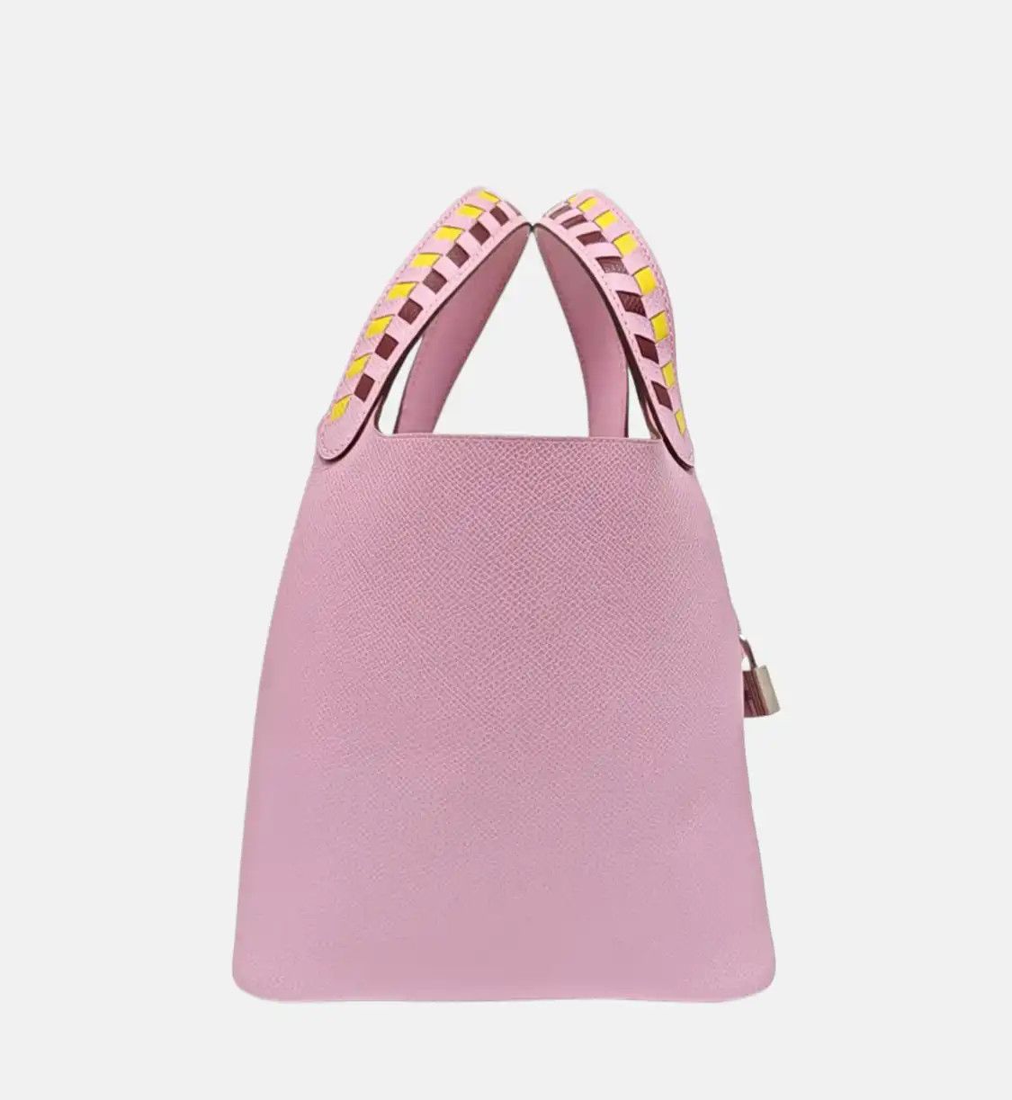 Hermes Hermes Picotin Lock 18 Mauve Sylvestre Epsom cowhide leather picotin handbag sil Size ONE SIZE - 4 Thumbnail