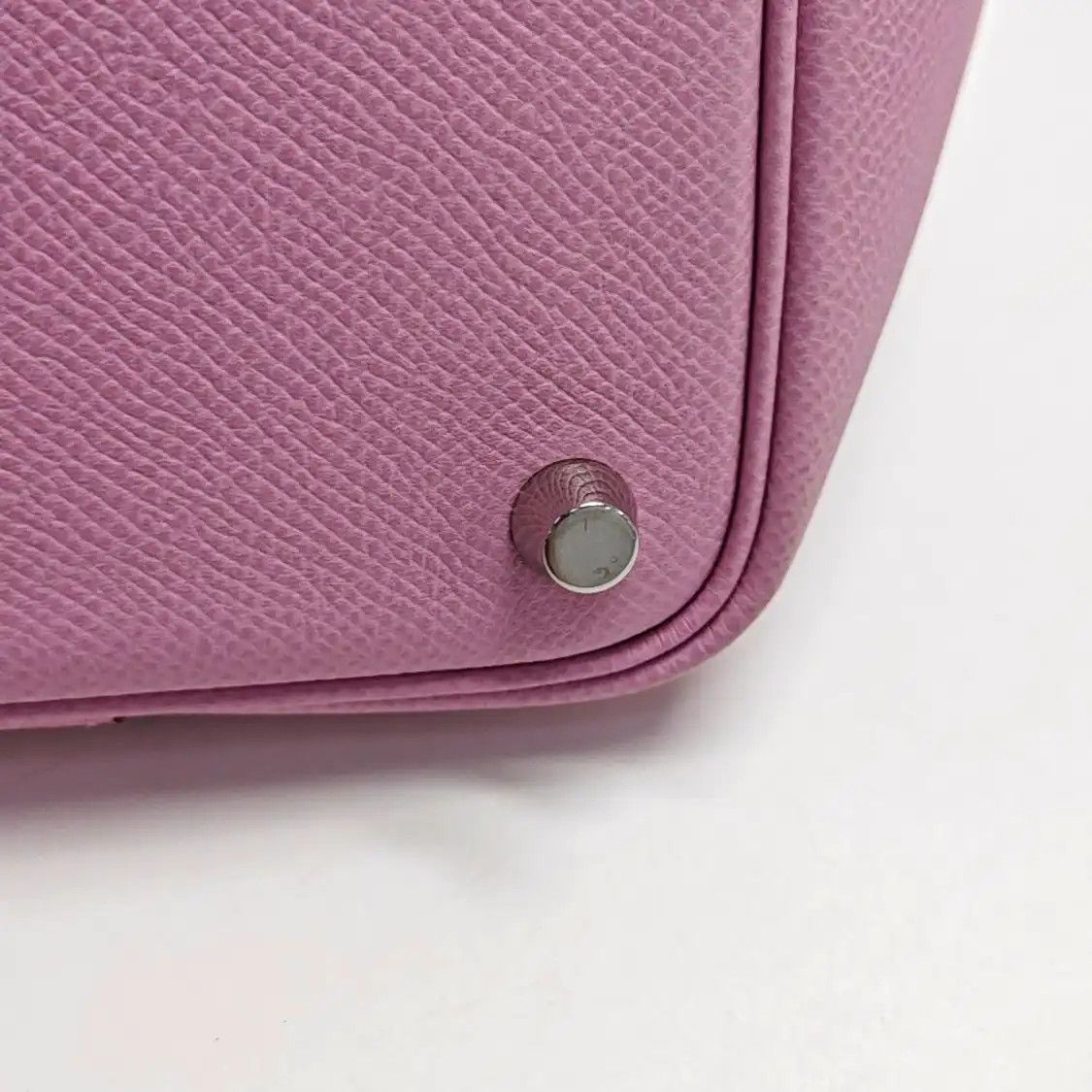 Hermes Hermes Picotin Lock 18 Mauve Sylvestre Epsom cowhide leather picotin handbag sil Size ONE SIZE - 10 Thumbnail