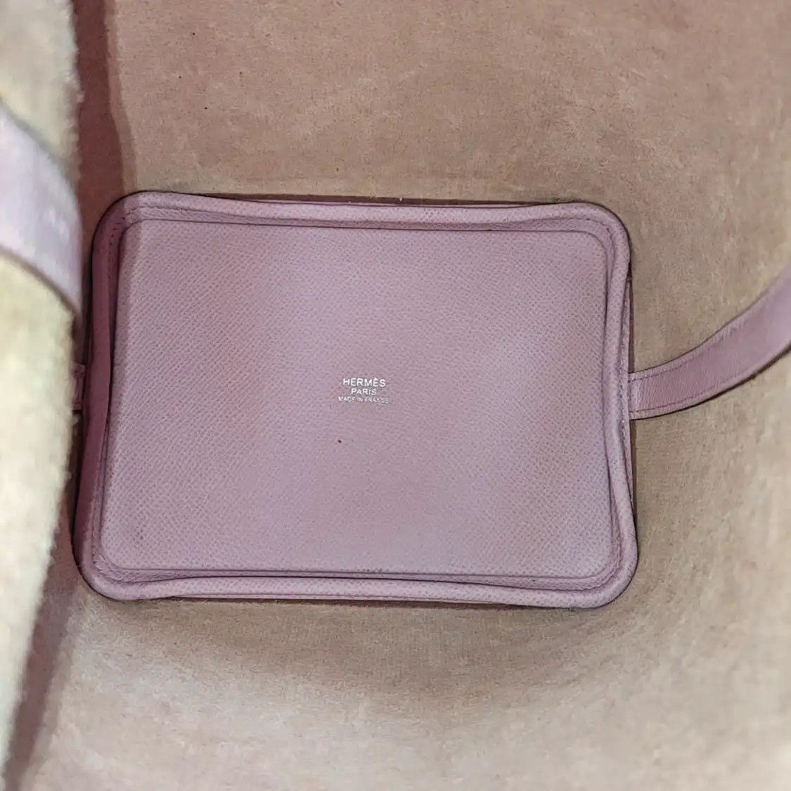 Hermes Hermes Picotin Lock 18 Mauve Sylvestre Epsom cowhide leather picotin handbag sil Size ONE SIZE - 7 Thumbnail