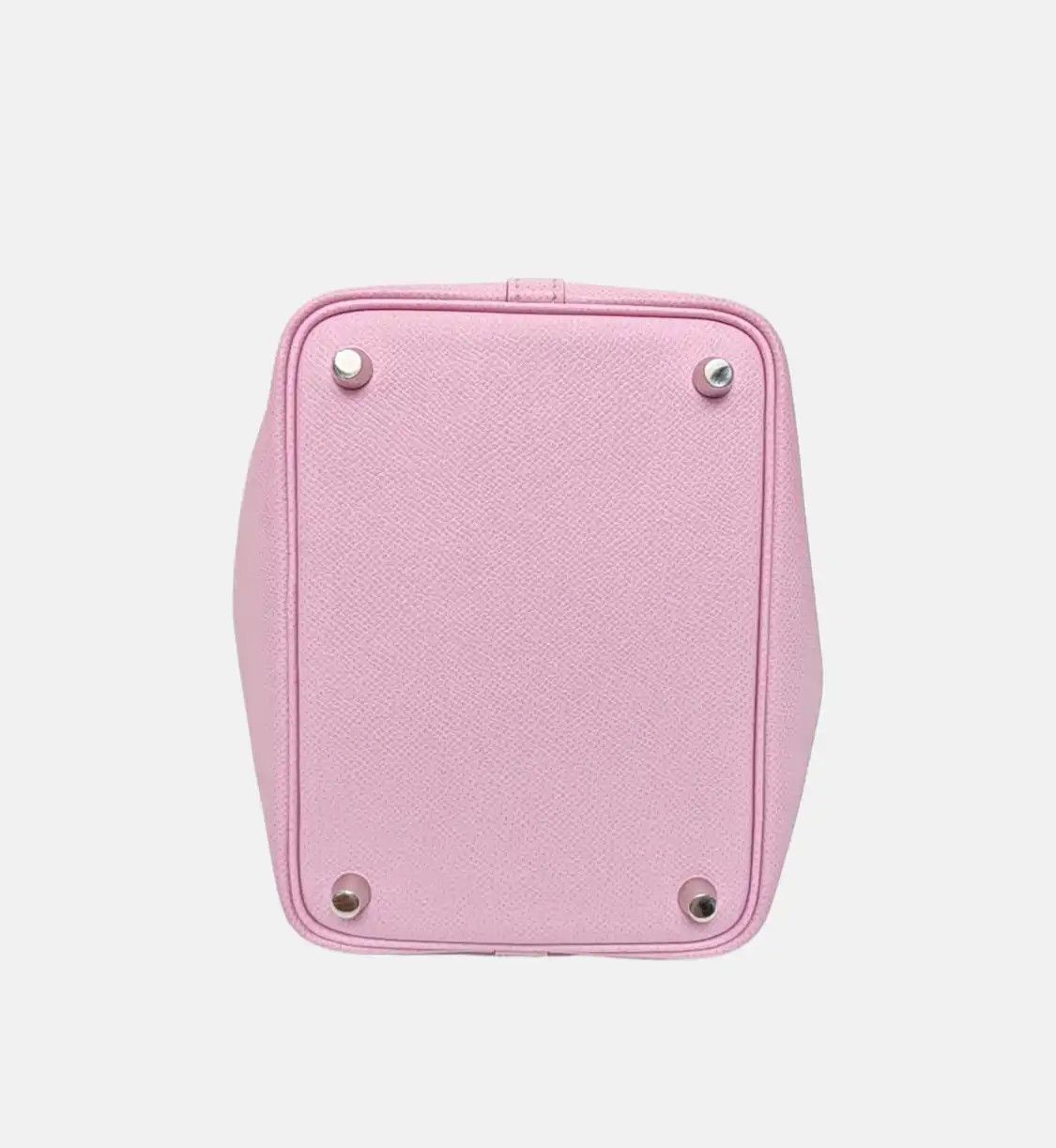 Hermes Hermes Picotin Lock 18 Mauve Sylvestre Epsom cowhide leather picotin handbag sil Size ONE SIZE - 6 Thumbnail