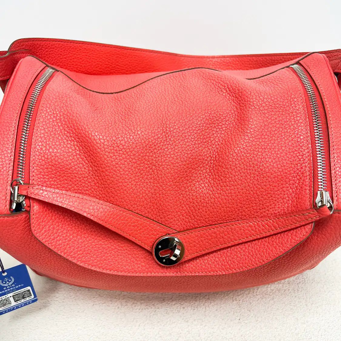 Hermes Hermes Lindy 34 Jaipur pink Togo cowhide leather Lindy bag shoulder bag silver h Size ONE SIZE - 9 Thumbnail