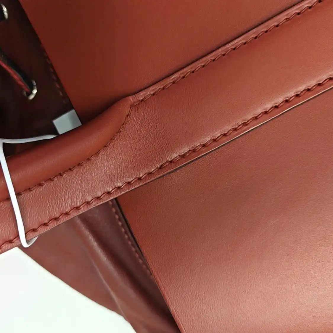 Hermes Hermes Cabacity brick red BOX leather handbag silver hardware X Size ONE SIZE - 8 Thumbnail