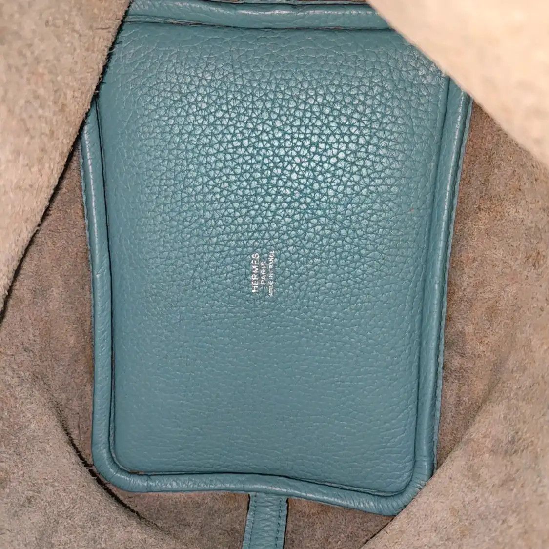 Hermes Hermes Picotin Lock 18 Bleu Macaron Clemence cowhide leather picotin handbag sil Size ONE SIZE - 7 Thumbnail