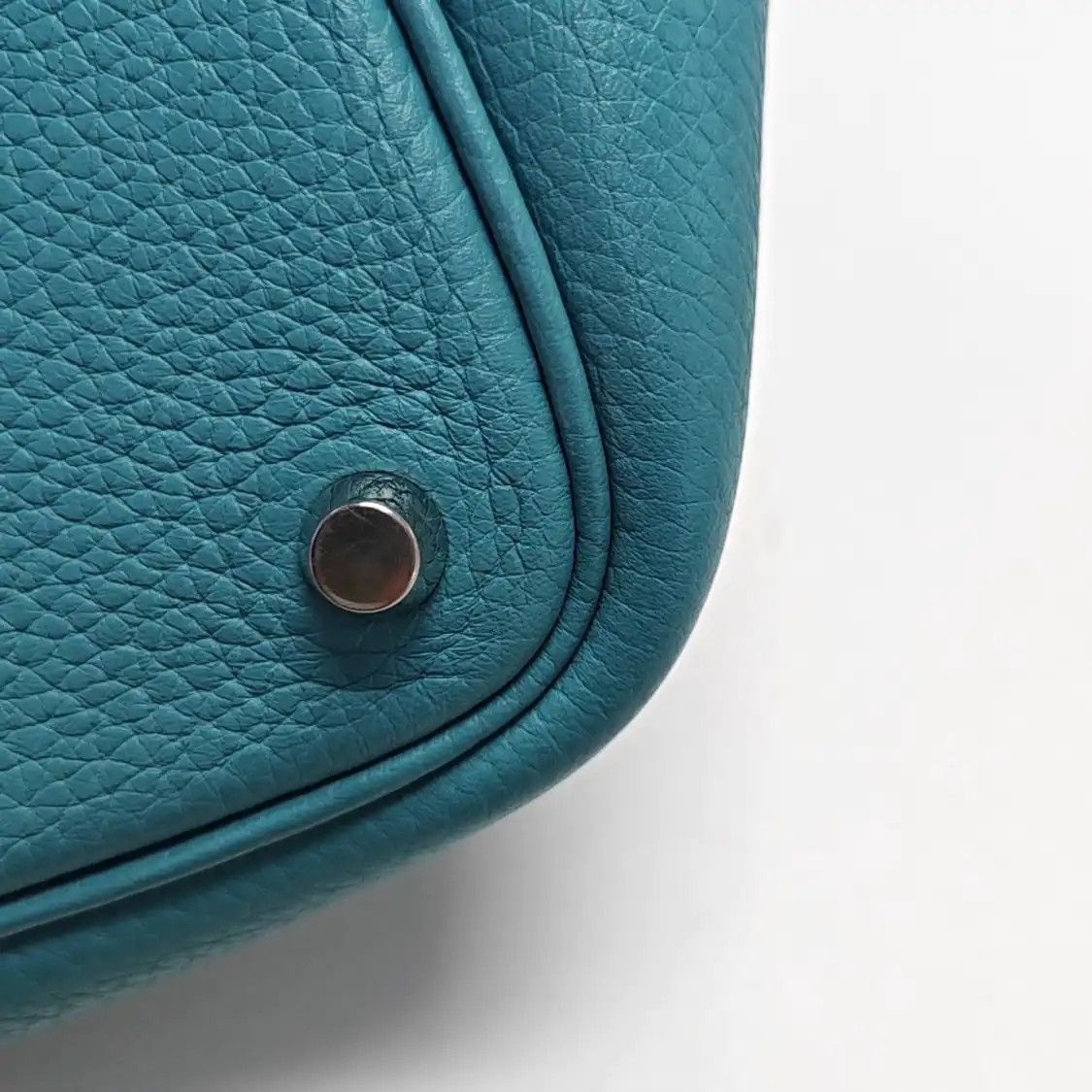 Hermes Hermes Picotin Lock 18 Bleu Macaron Clemence cowhide leather picotin handbag sil Size ONE SIZE - 10 Thumbnail