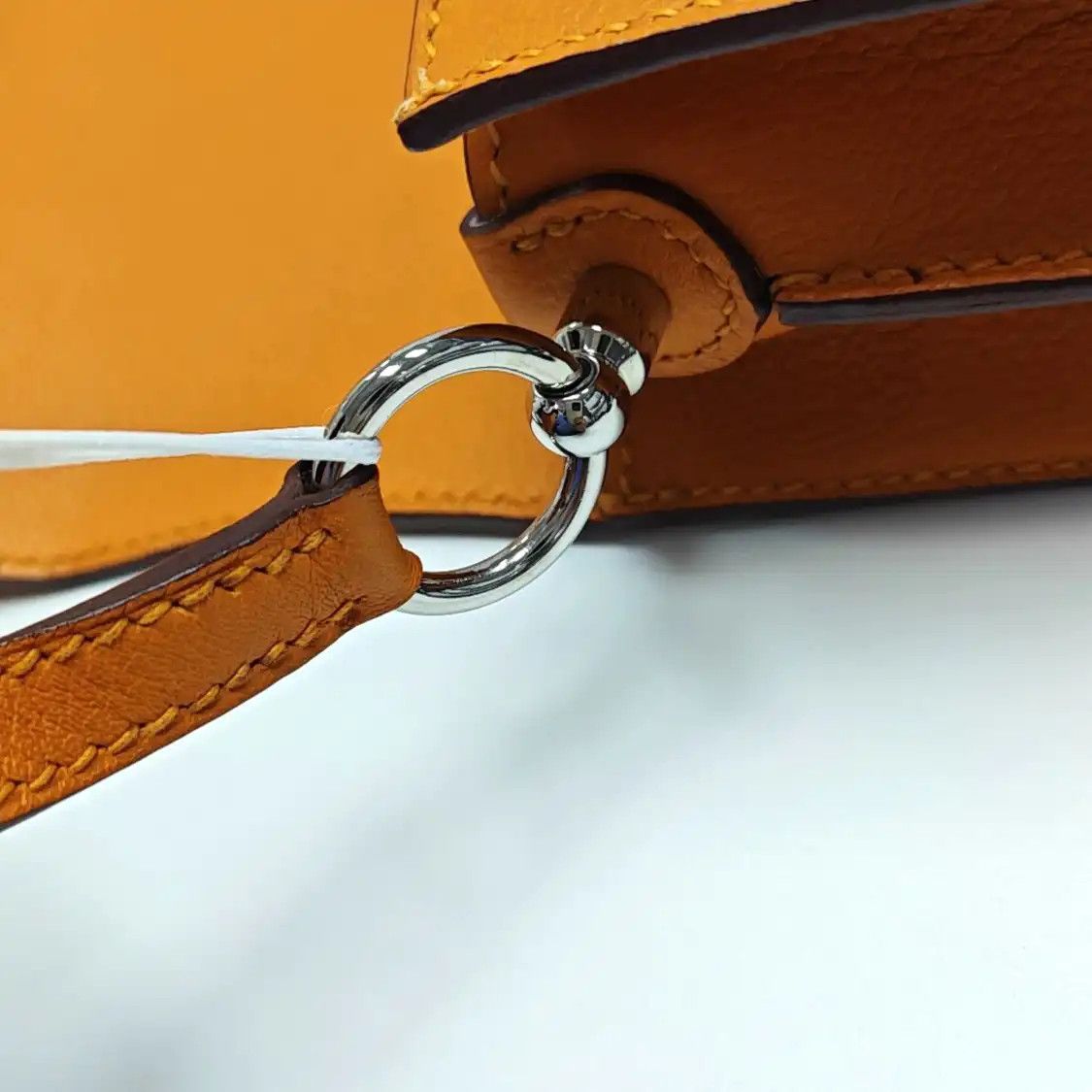 Hermes Hermes Roulis 18 apricot yellow Evercolor cowhide leather Roulis shoulder bag si Size ONE SIZE - 11 Thumbnail