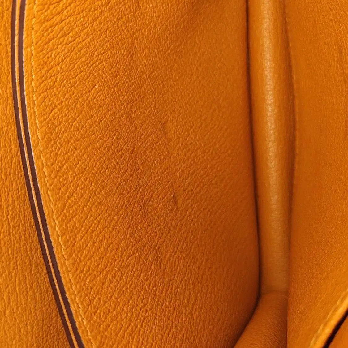 Hermes Hermes Roulis 18 apricot yellow Evercolor cowhide leather Roulis shoulder bag si Size ONE SIZE - 10 Thumbnail