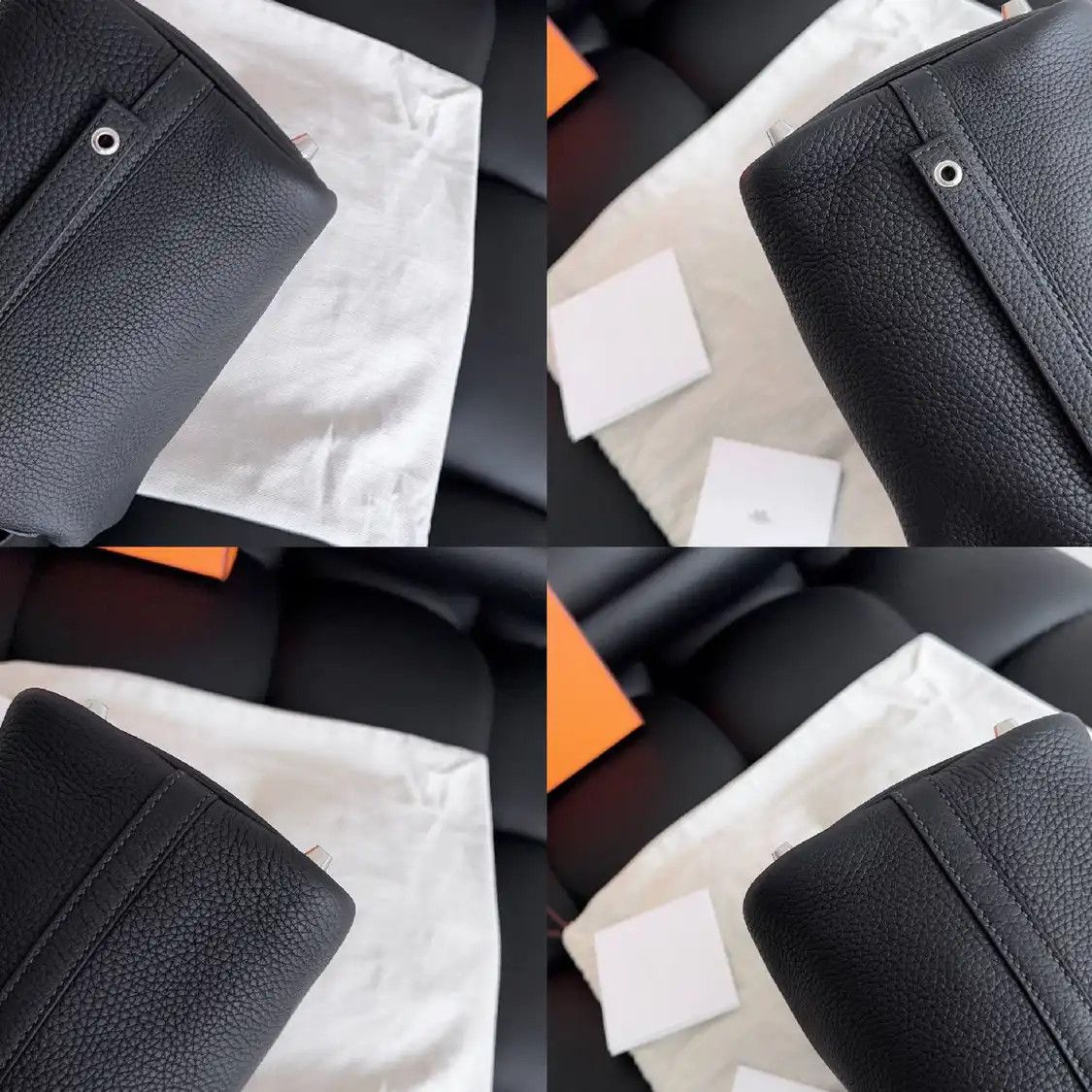 Hermes Hermes Picotin Lock 18 black woolen Clemence cowhide leather handbag silver hard Size ONE SIZE - 8 Thumbnail