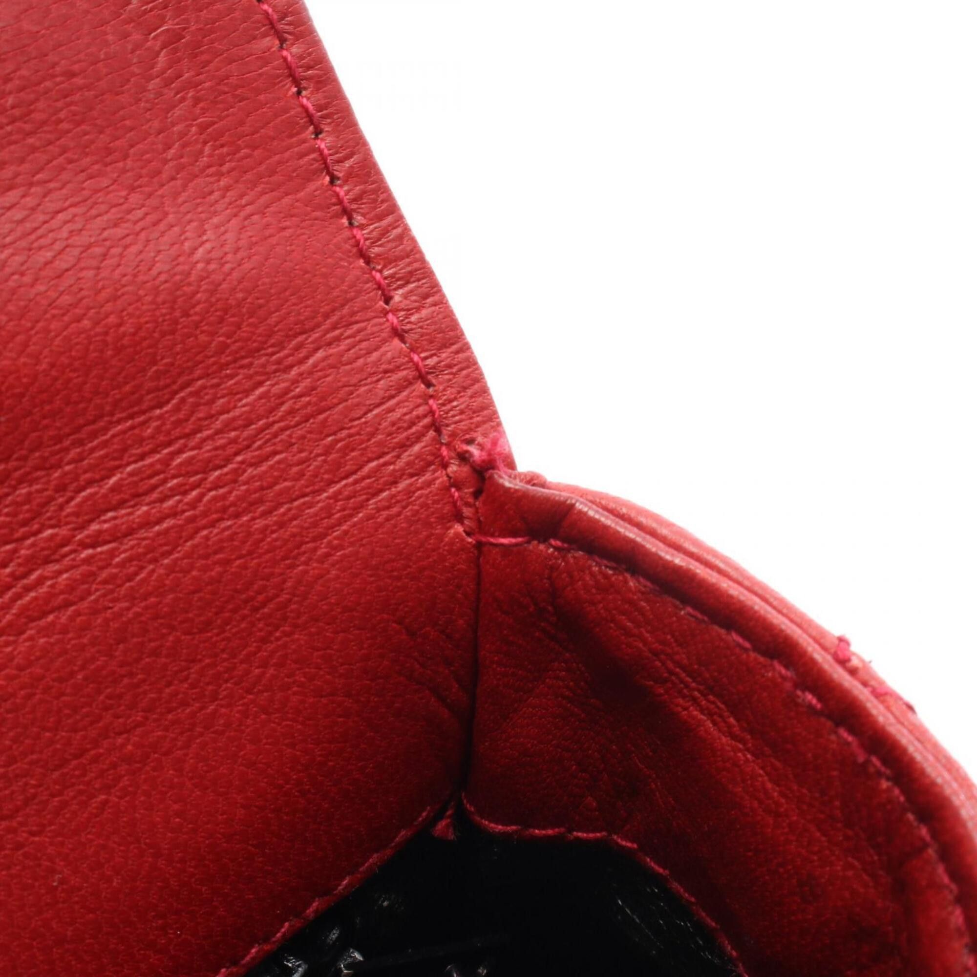 Chanel Chanel Matelassé Handbag, Lambskin Leather, Women's, Red Size ONE SIZE - 7 Thumbnail