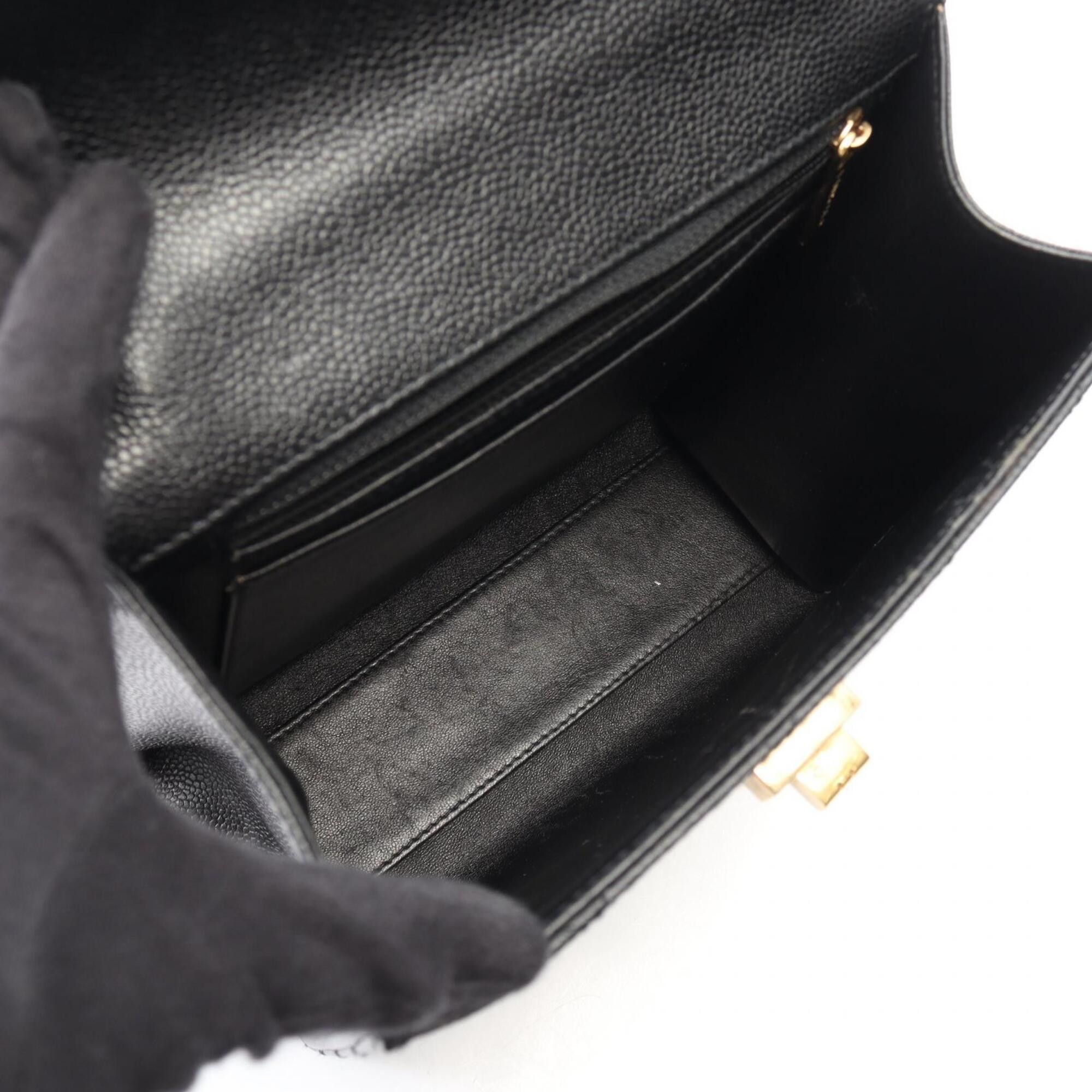 Chanel Chanel 2.55 Matelassé Top Handle Handbag, Calfskin Leather, Women's, Black Size ONE SIZE - 3 Thumbnail