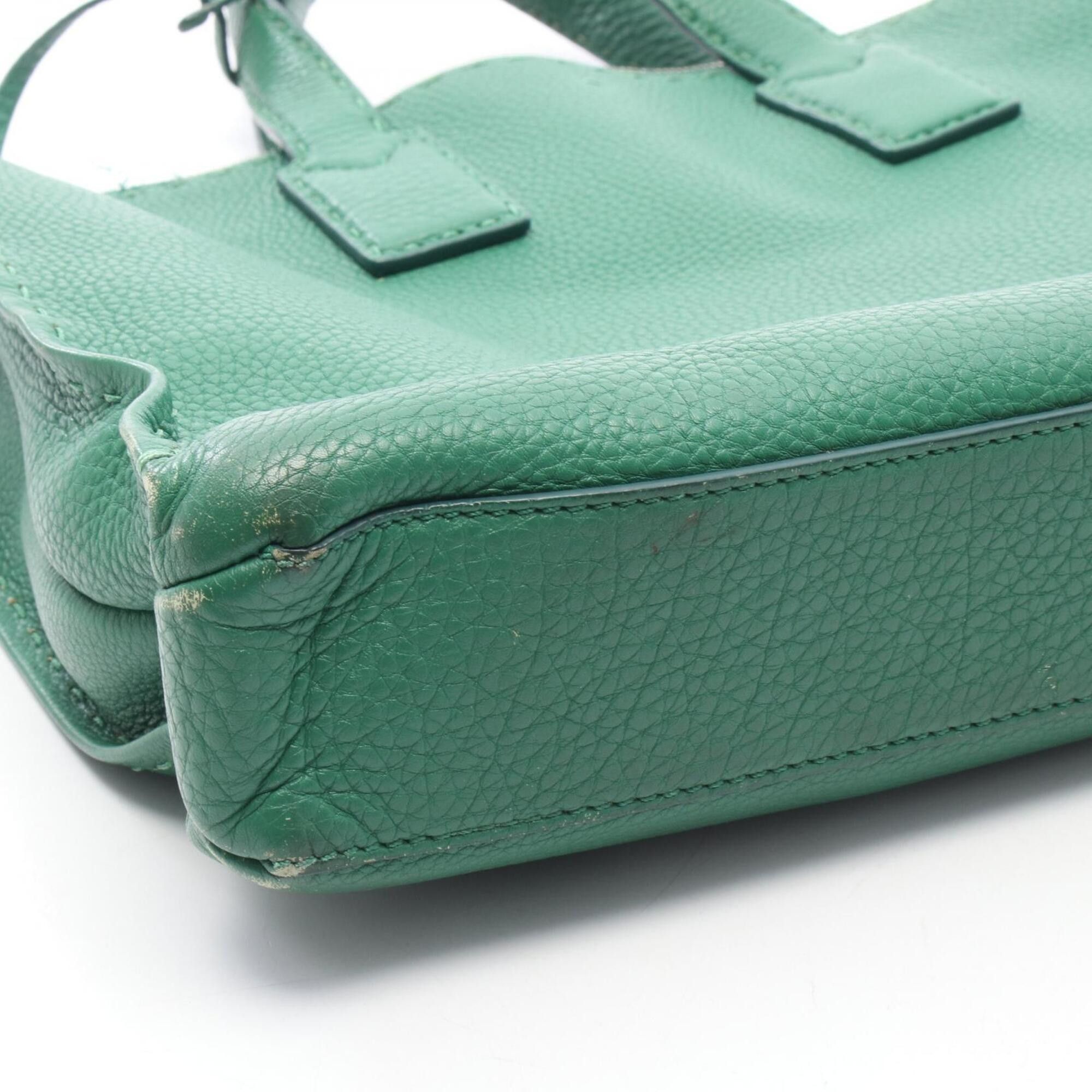 Fendi Fendi Selleria Business Bag Handbag Leather Men's Green 7VA375 Size ONE SIZE - 10 Thumbnail