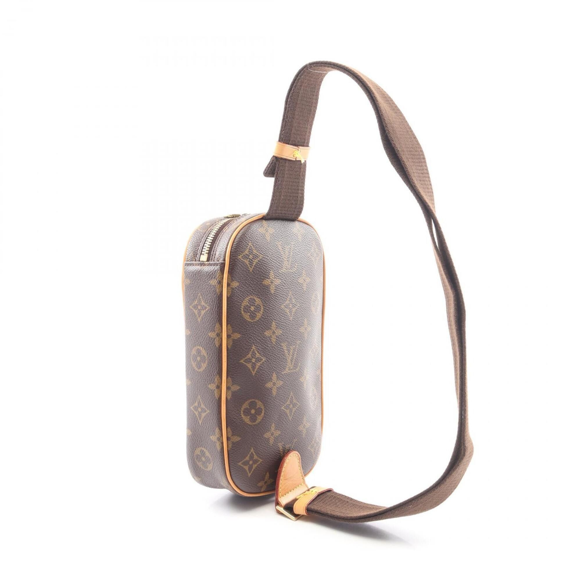 Louis Vuitton Louis Vuitton Pochette Gange Waist Bag/Body Bag/Handbag, Coated Canvas/Leather, Monogram Pattern, Men's/Women's, Brown, M51870 Size ONE SIZE - 2 Thumbnail