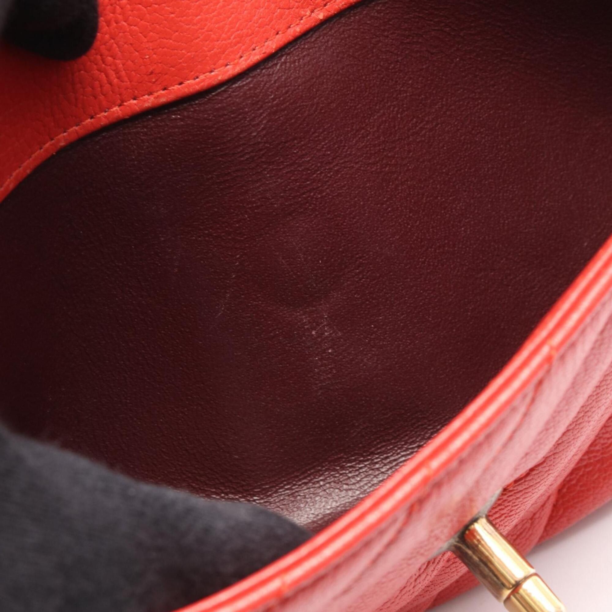 Chanel Chanel Mademoiselle Shoulder Bag/Handbag, Leather, Women's, Red Size ONE SIZE - 13 Thumbnail