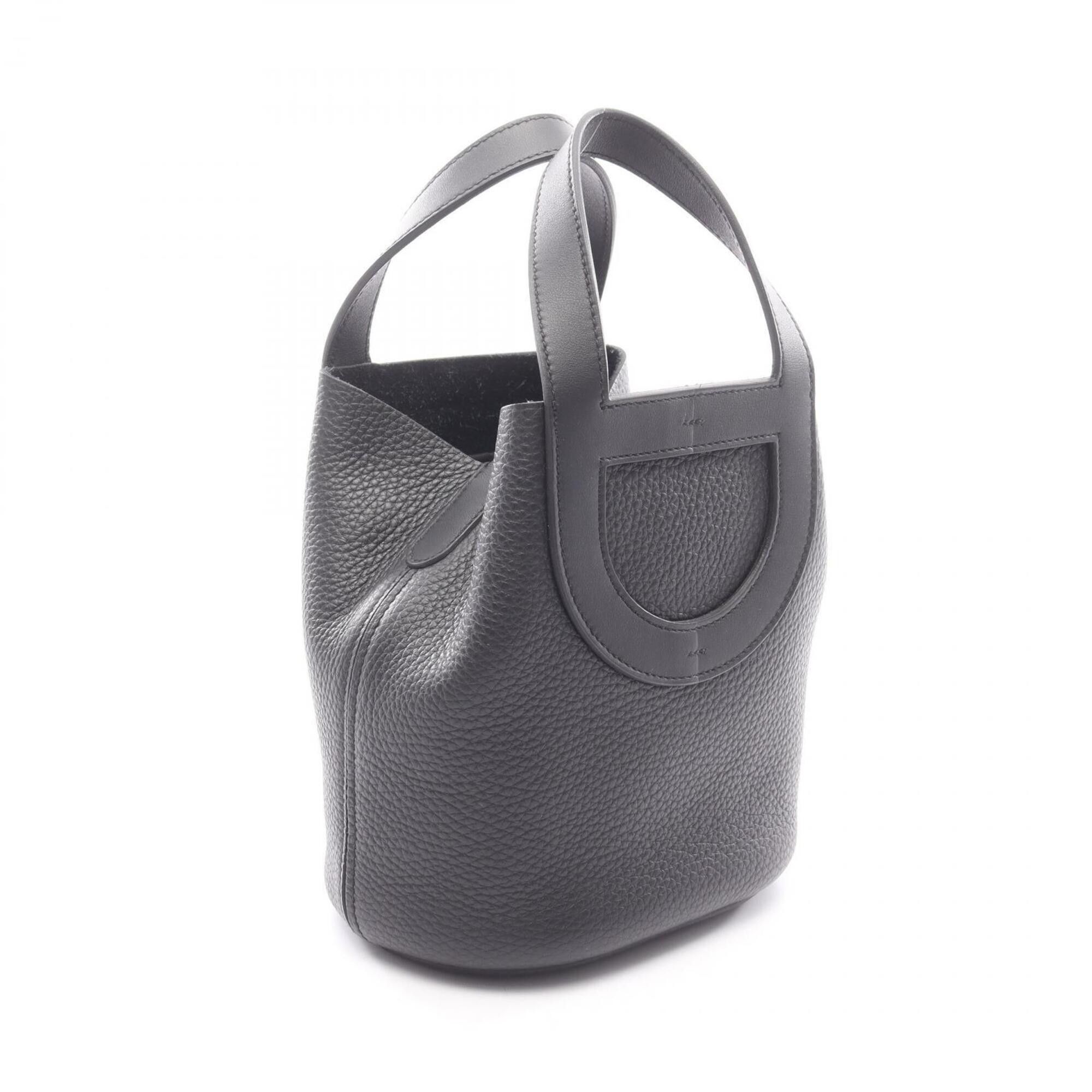 Hermes Hermes In the Loop 18 Handbag, Leather, Taurillon Clemence Women's, Black Size ONE SIZE - 2 Thumbnail