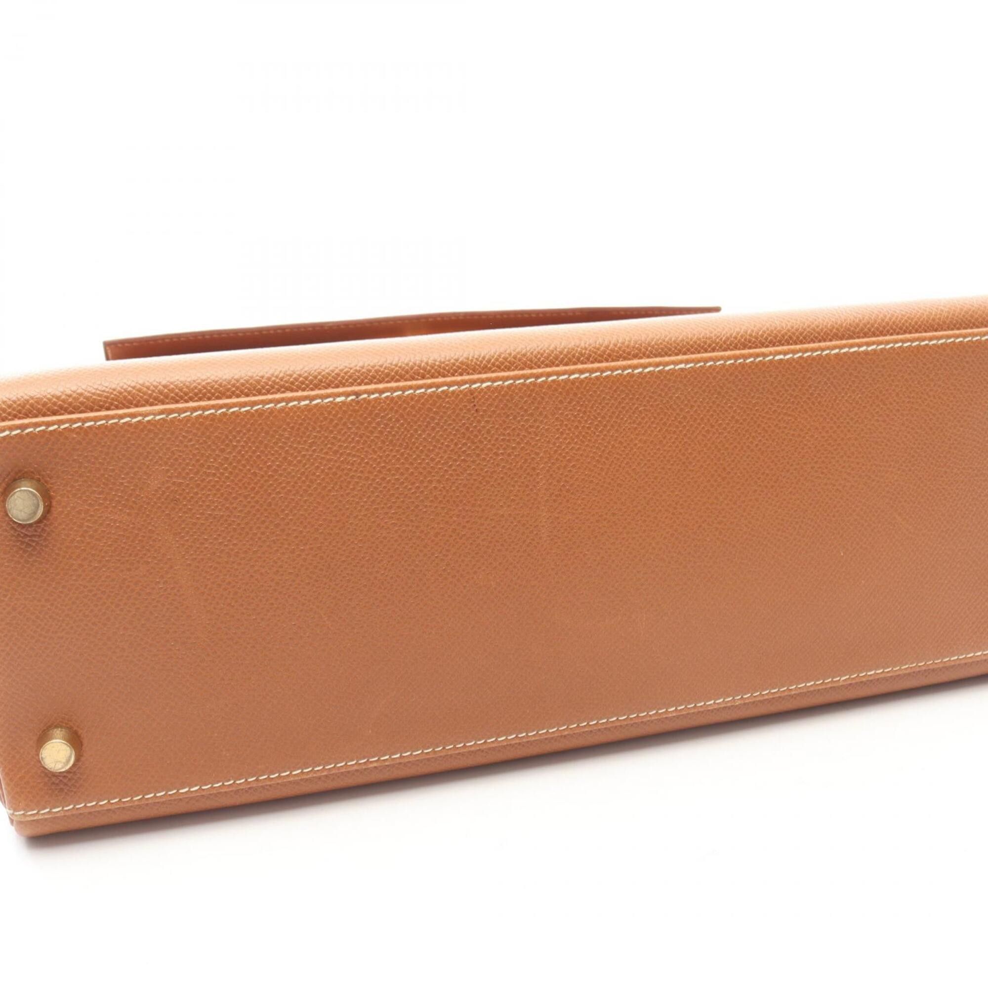 Hermes Hermes Kelly 32 Gold, Inside Stitching, 2-Way Handbag, Leather, Courchevel Women's, Gold Tone Size ONE SIZE - 8 Thumbnail