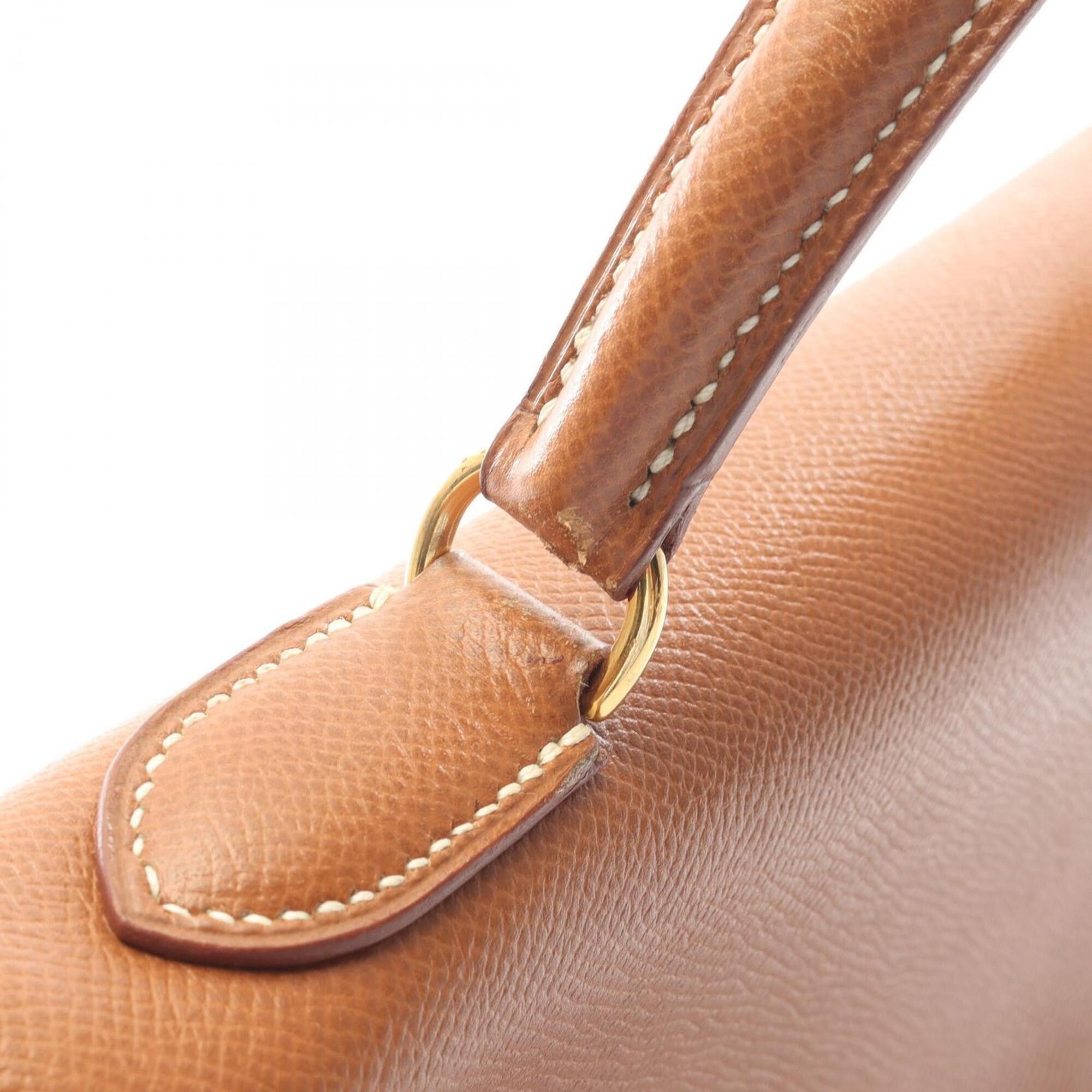 Hermes Hermes Kelly 32 Gold, Inside Stitching, 2-Way Handbag, Leather, Courchevel Women's, Gold Tone Size ONE SIZE - 14 Thumbnail