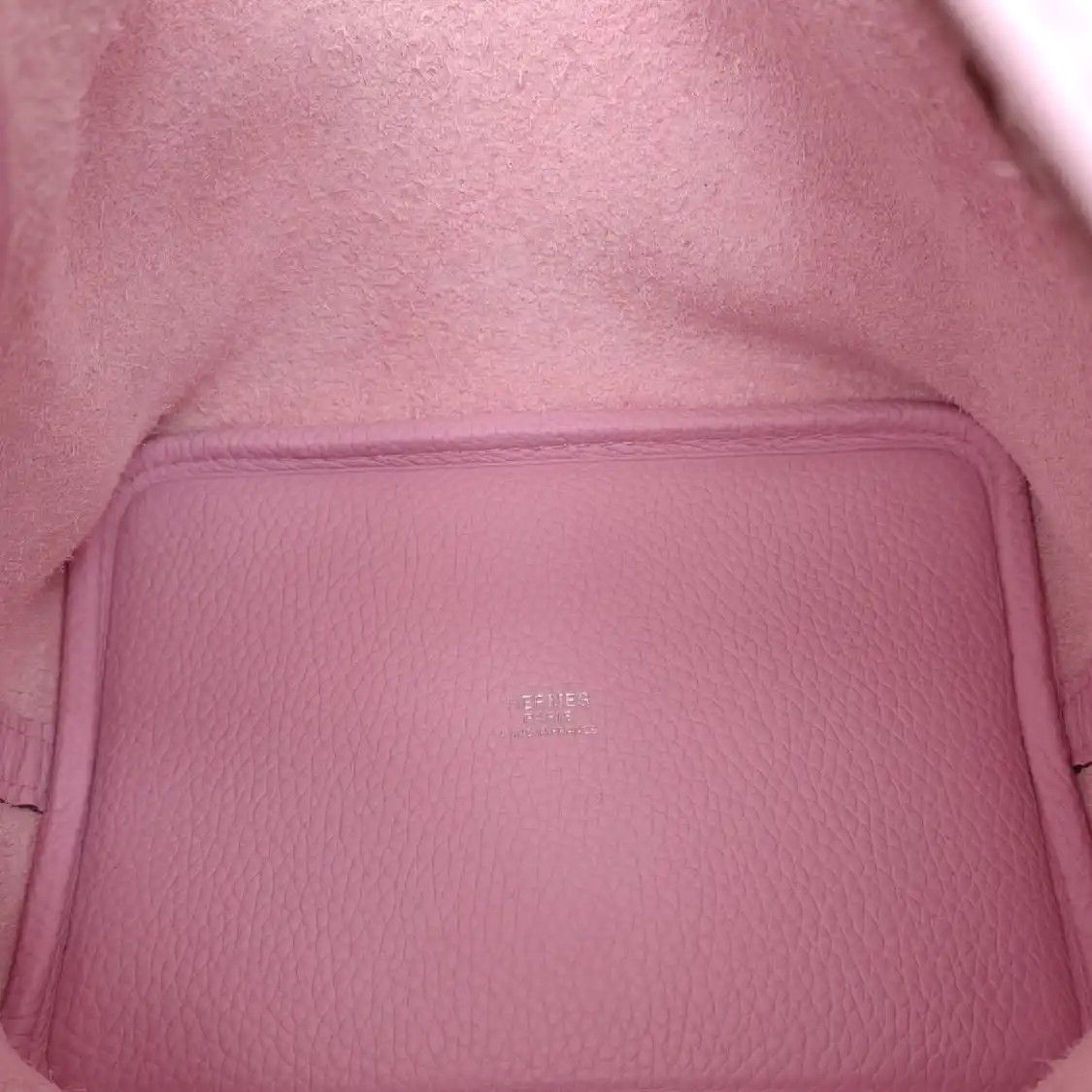 Hermes Hermes Picotin Lock 18 Mauve Sylvestre Clemence cowhide leather handbag silver h Size ONE SIZE - 7 Thumbnail