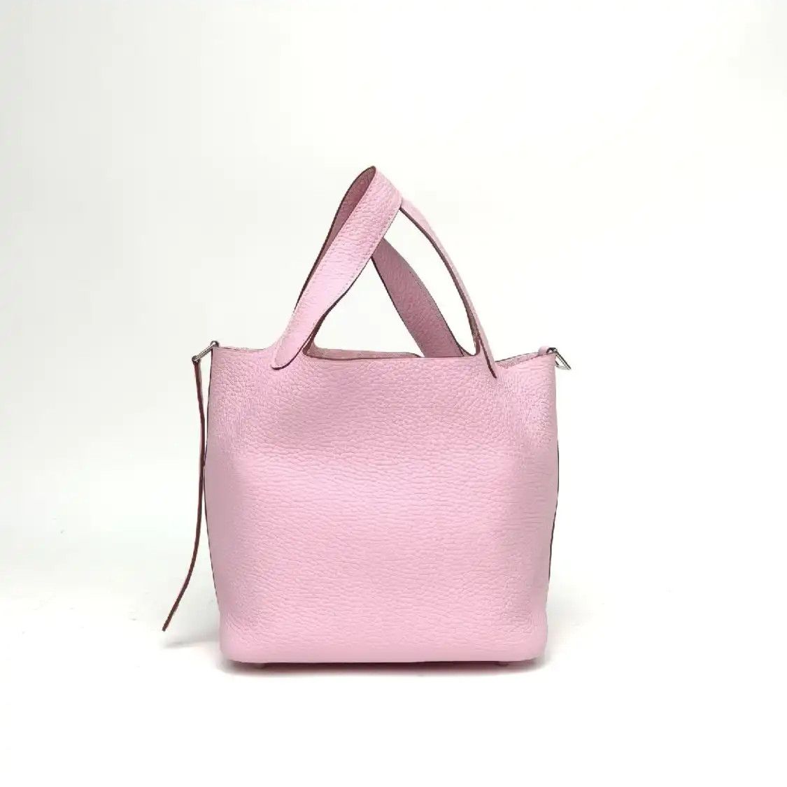 Hermes Hermes Picotin Lock 18 Mauve Sylvestre Clemence cowhide leather handbag silver h Size ONE SIZE - 4 Thumbnail