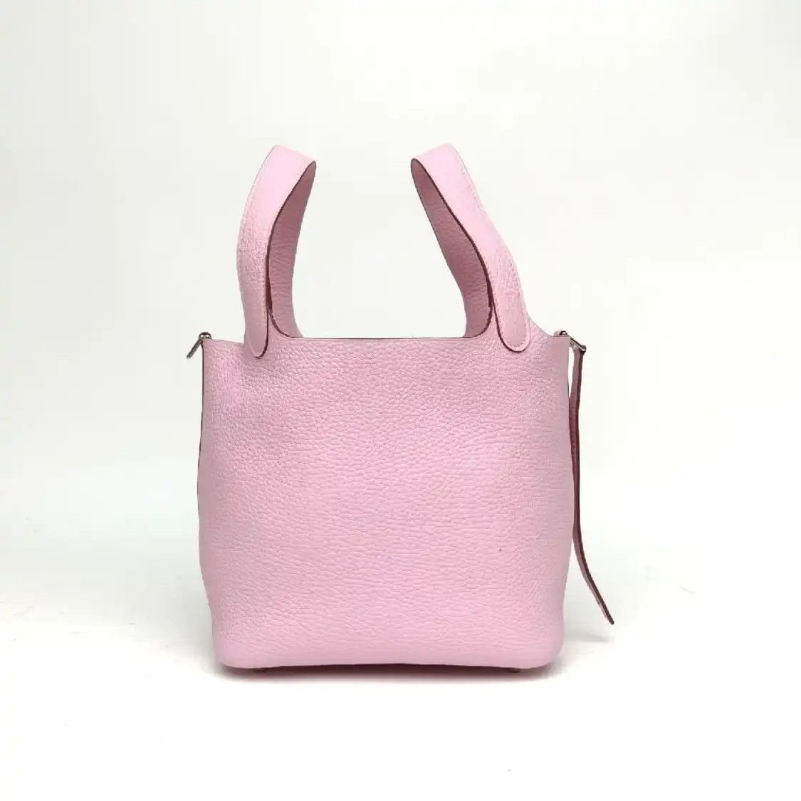 Hermes Hermes Picotin Lock 18 Mauve Sylvestre Clemence cowhide leather handbag silver h Size ONE SIZE - 2 Thumbnail