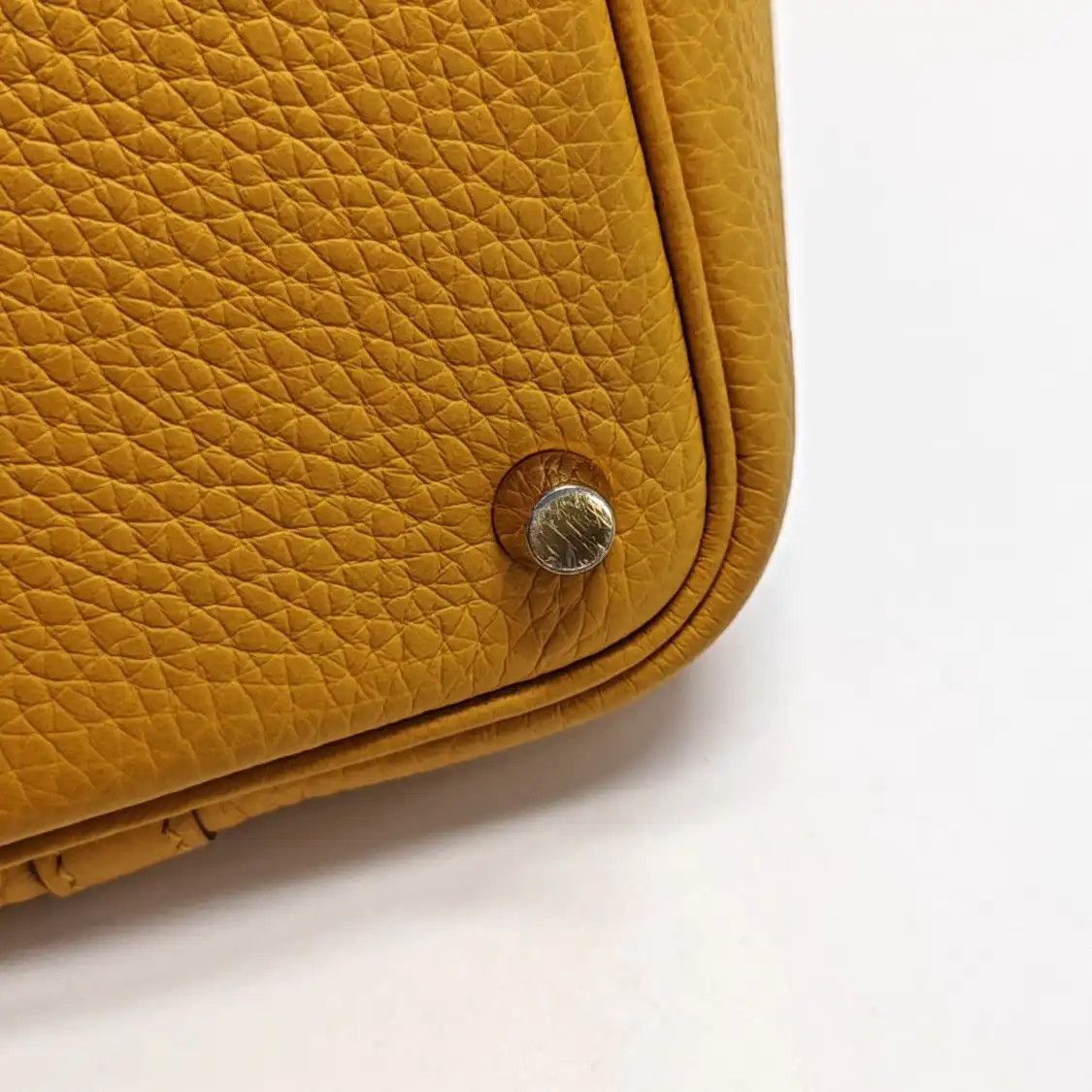 Hermes Hermes Picotin Lock Ambre Clemence cowhide leather handbag gold hardware D Size ONE SIZE - 9 Thumbnail