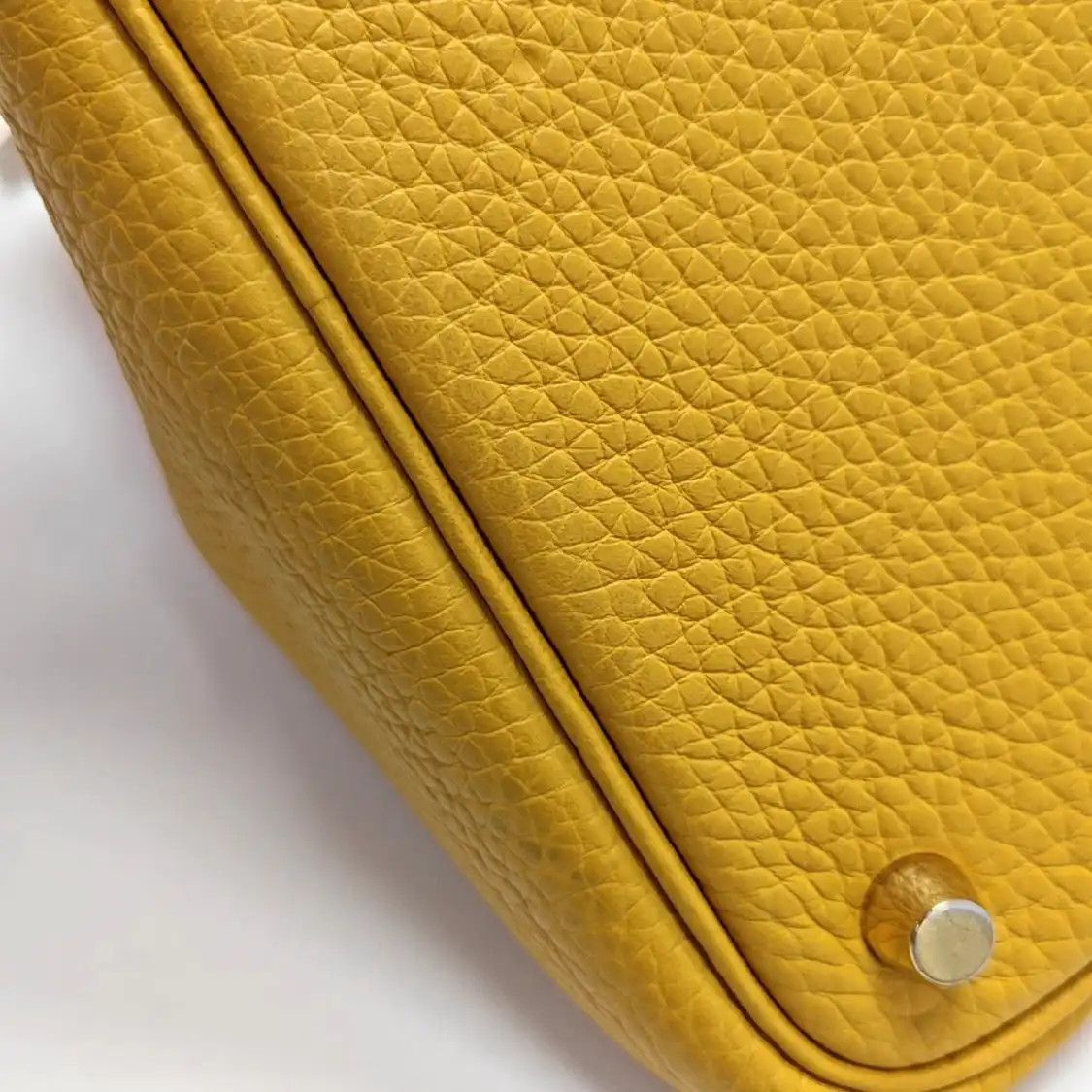 Hermes Hermes Picotin Lock Ambre Clemence cowhide leather handbag gold hardware D Size ONE SIZE - 10 Thumbnail