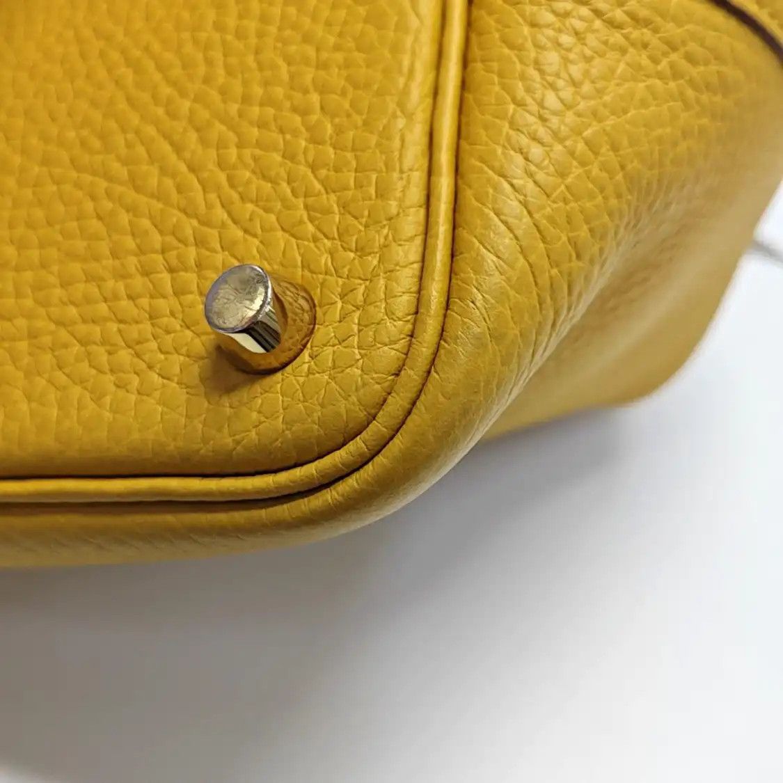 Hermes Hermes Picotin Lock Ambre Clemence cowhide leather handbag gold hardware D Size ONE SIZE - 11 Thumbnail