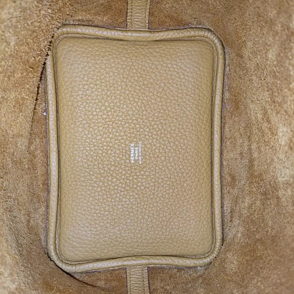 Hermes Hermes Picotin Lock Ambre Clemence cowhide leather handbag gold hardware D Size ONE SIZE - 7 Thumbnail