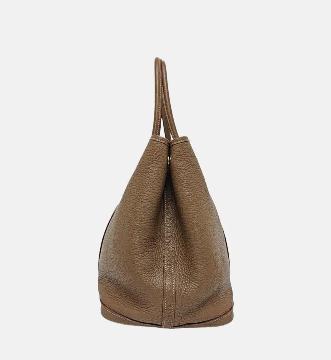 Hermes Hermes Garden Party Etoupe Negondacowhide leather handbag silver hardware X Size ONE SIZE - 4 Thumbnail