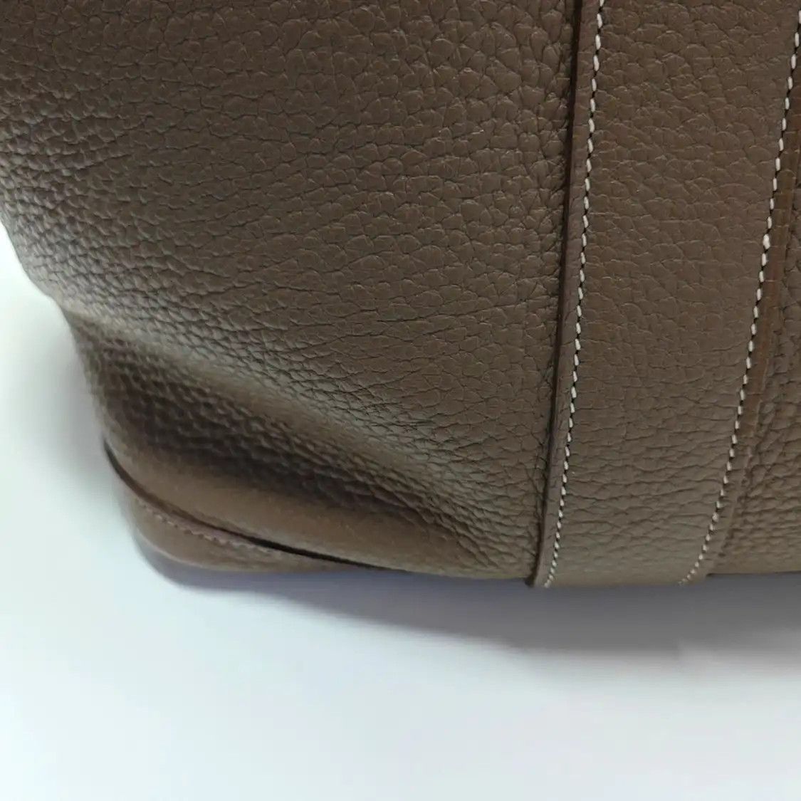 Hermes Hermes Garden Party Etoupe Negondacowhide leather handbag silver hardware X Size ONE SIZE - 10 Thumbnail
