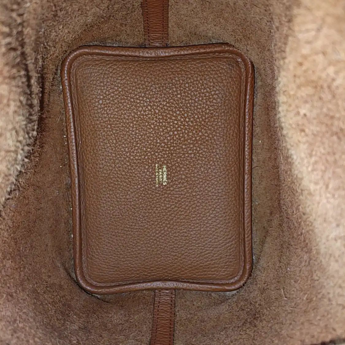 Hermes Hermes Picotin Lock 18 brick red Clemence cowhide leather picotin handbag gold h Size ONE SIZE - 7 Thumbnail