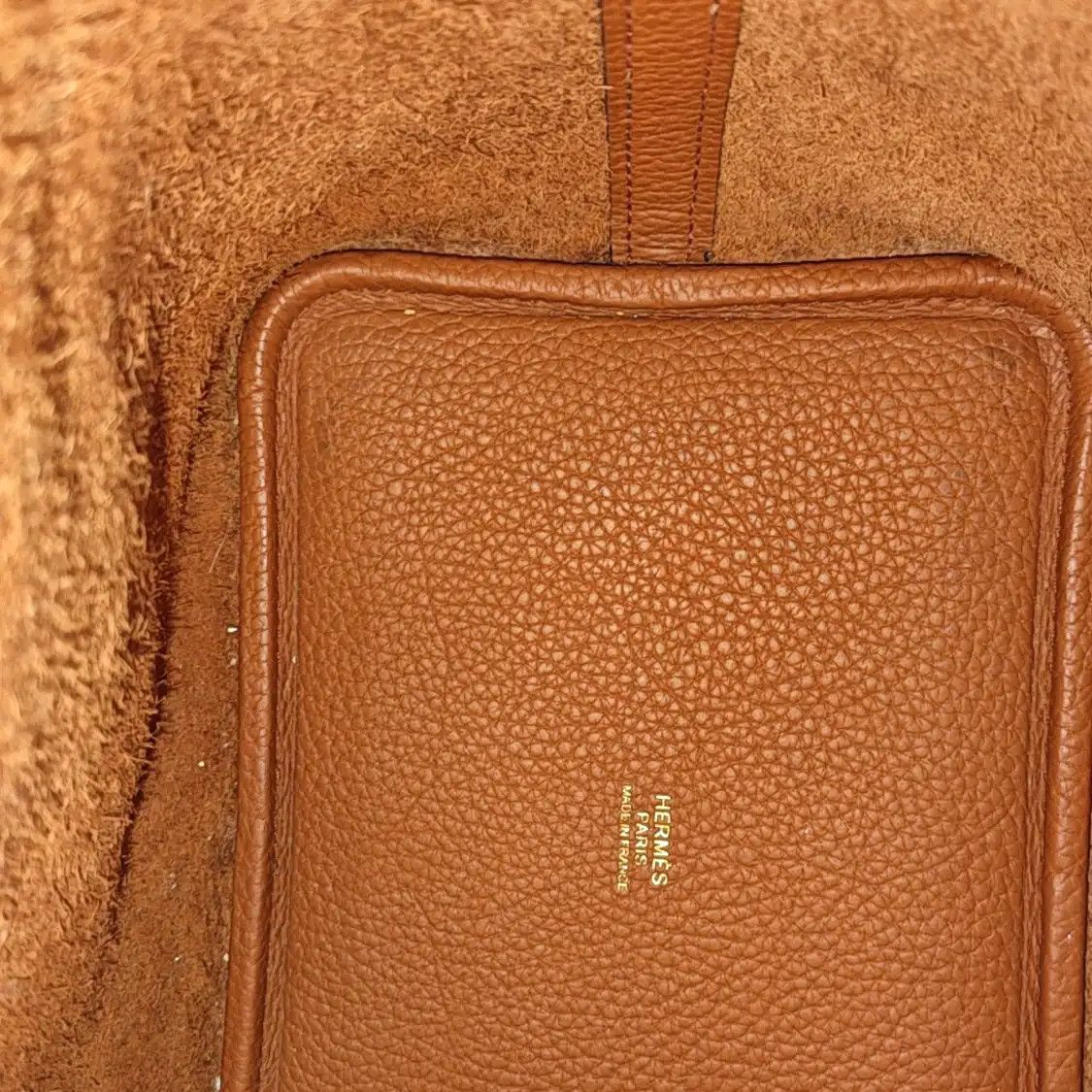 Hermes Hermes Picotin Lock 18 brick red Clemence cowhide leather picotin handbag gold h Size ONE SIZE - 9 Thumbnail