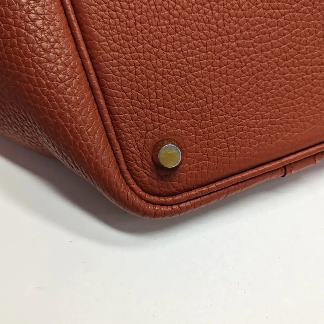 Hermes Hermes Picotin Lock 18 brick red Clemence cowhide leather picotin handbag gold h Size ONE SIZE - 8 Thumbnail
