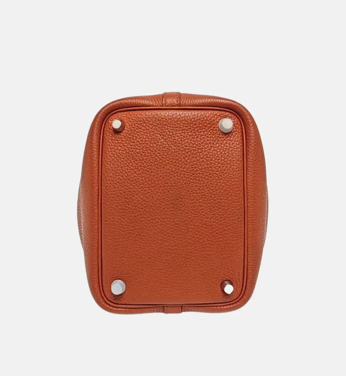Hermes Hermes Picotin Lock copper red Clemence cowhide leather picotin handbag silver h Size ONE SIZE - 6 Thumbnail