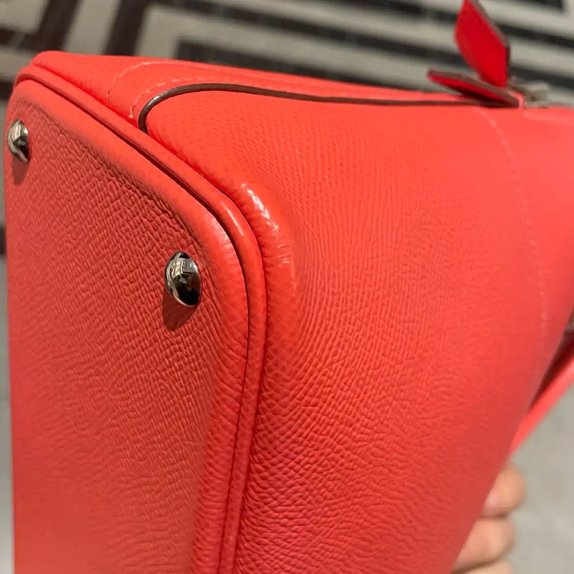 Hermes Hermes Bolide 27 Lotus Gold / orange-red Epsom cowhide leather Bolide bag should Size ONE SIZE - 8 Thumbnail