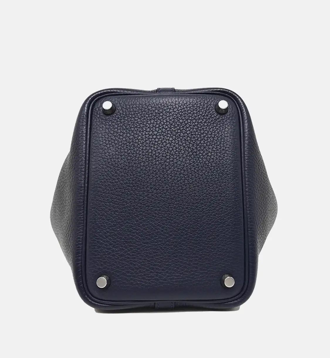 Hermes Hermes Picotin Lock 18 gem blue Clemence cowhide leather picotin handbag silver Size ONE SIZE - 6 Thumbnail