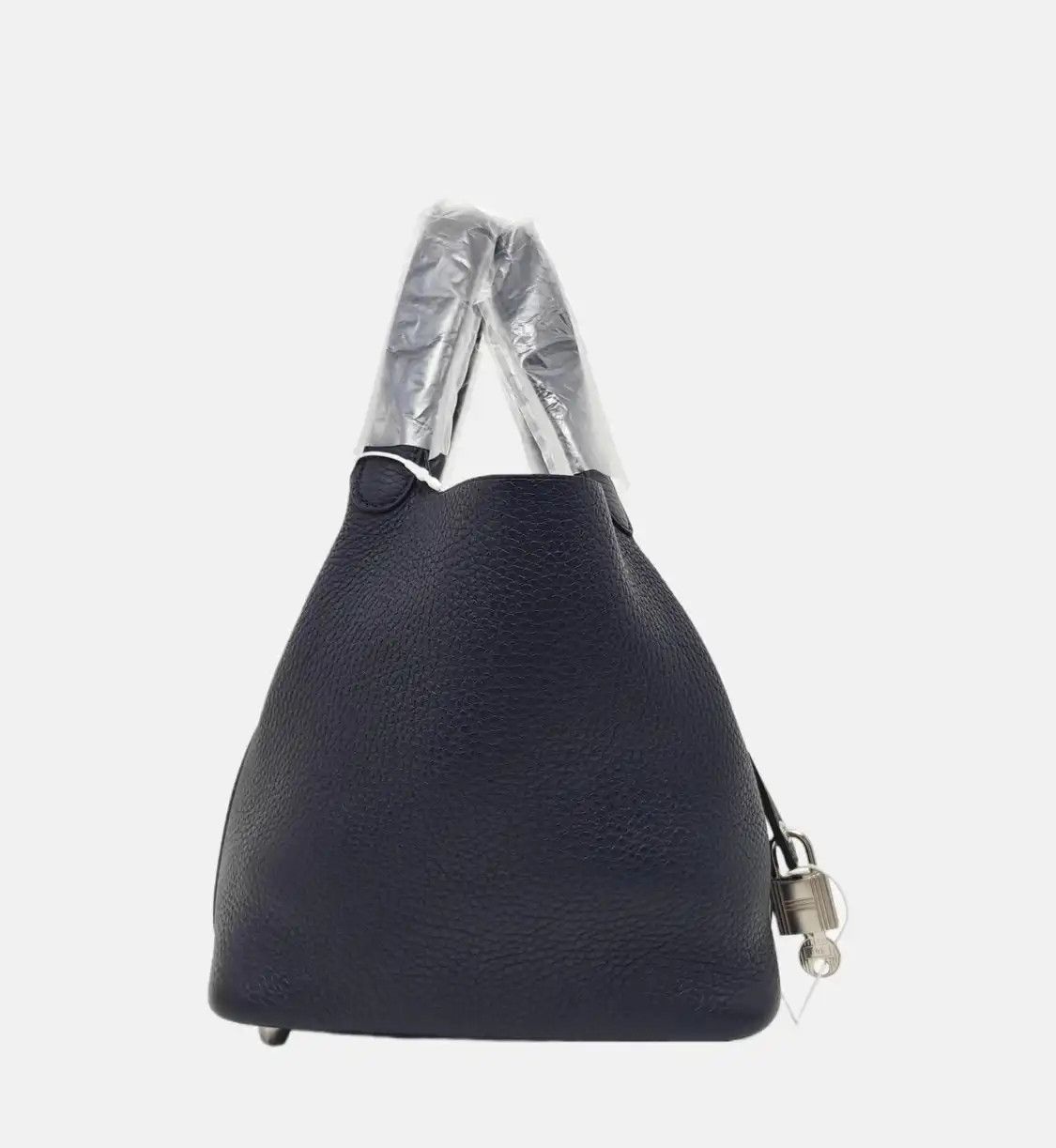 Hermes Hermes Picotin Lock 18 gem blue Clemence cowhide leather picotin handbag silver Size ONE SIZE - 4 Thumbnail