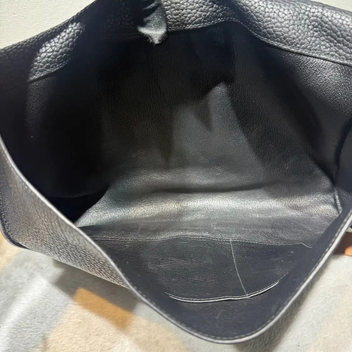 Hermes Hermes Etriviere Meeting dark bluecowhide leather crossbody bag silver hardware Size ONE SIZE - 6 Thumbnail