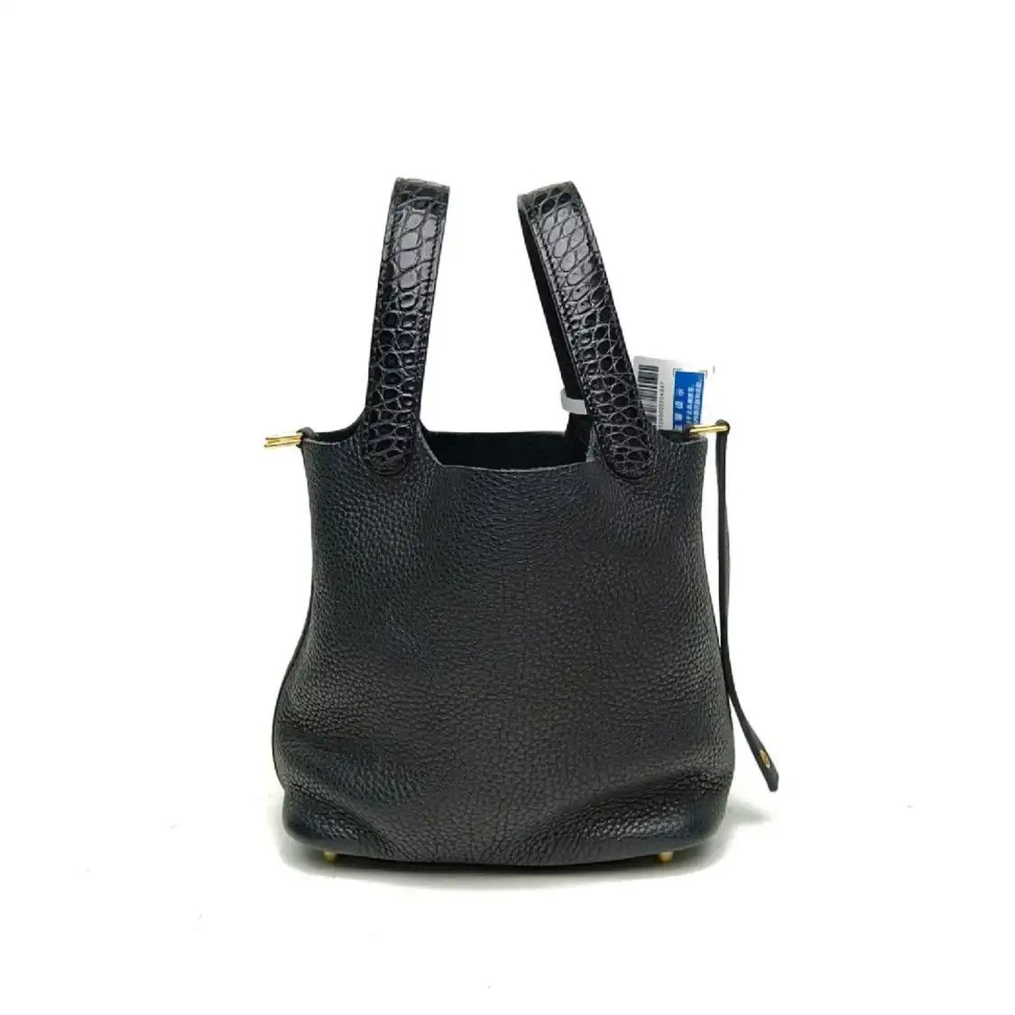 Hermes Hermes Picotin Lock black Clemence cowhide leather picotin handbag gold hardware Size ONE SIZE - 2 Thumbnail