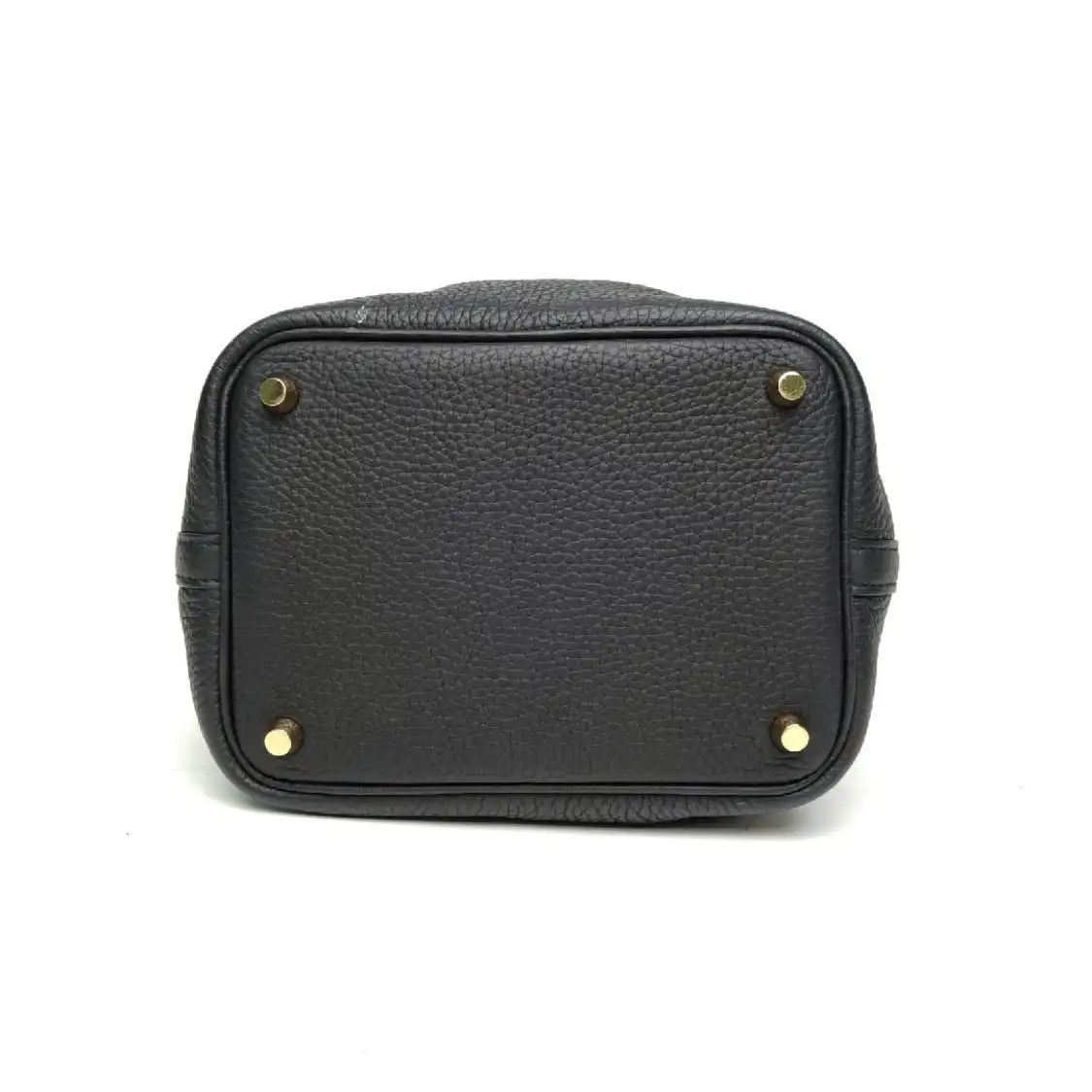 Hermes Hermes Picotin Lock black Clemence cowhide leather picotin handbag gold hardware Size ONE SIZE - 8 Thumbnail