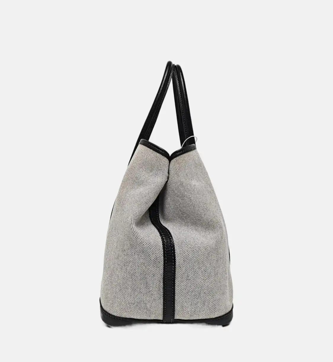 Hermes Hermes Garden Party 36 milkshake white coated canvas Garden Party handbag silver Size ONE SIZE - 3 Thumbnail