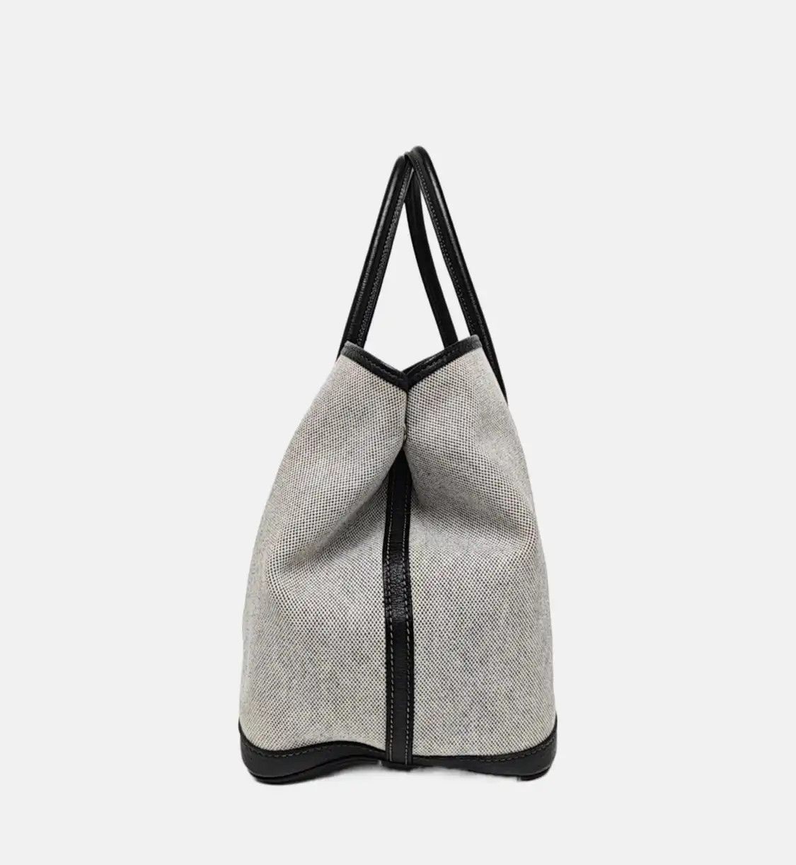 Hermes Hermes Garden Party 36 milkshake white coated canvas Garden Party handbag silver Size ONE SIZE - 4 Thumbnail
